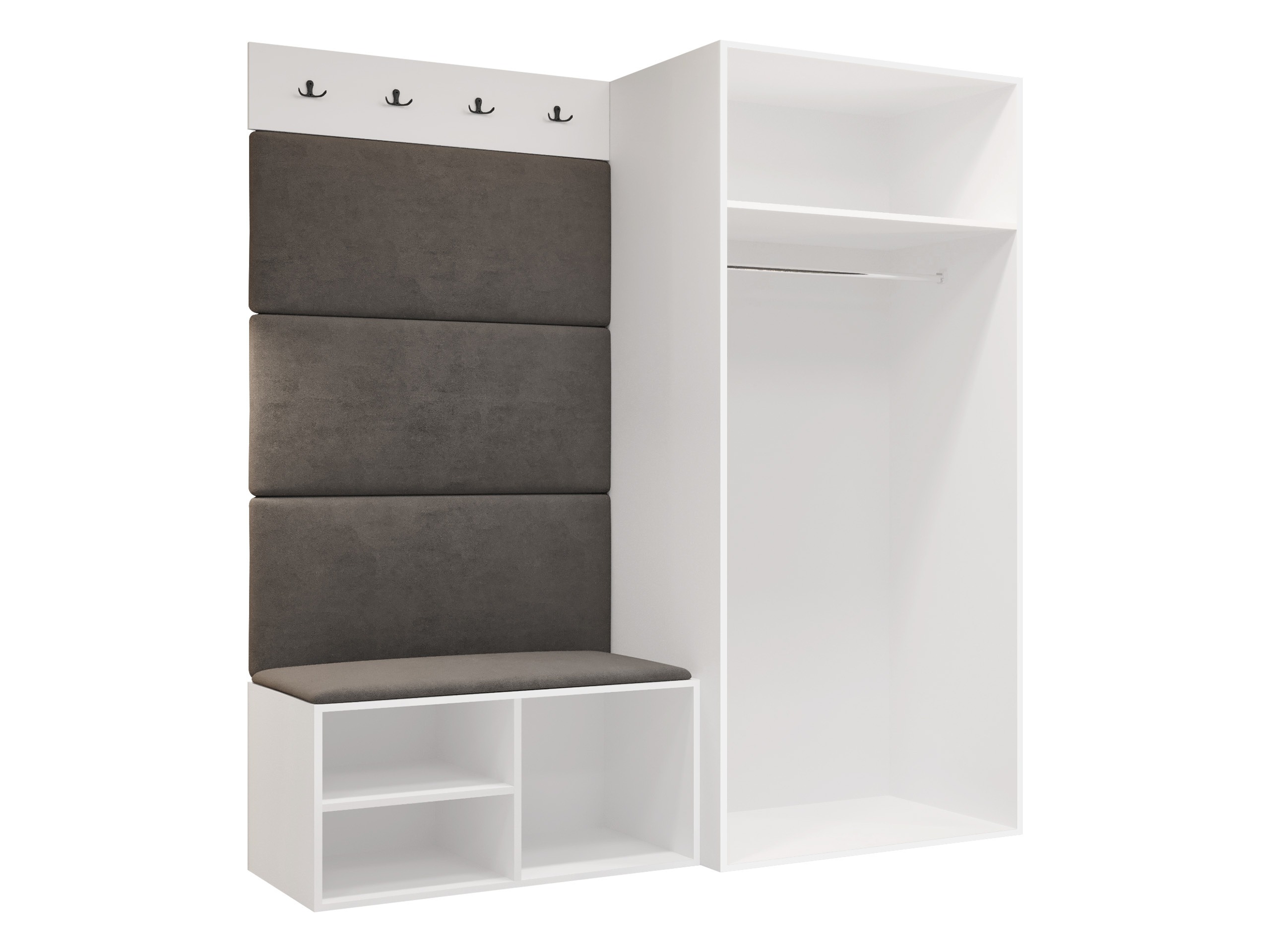 Комплект за антре Nitos I (Бял)