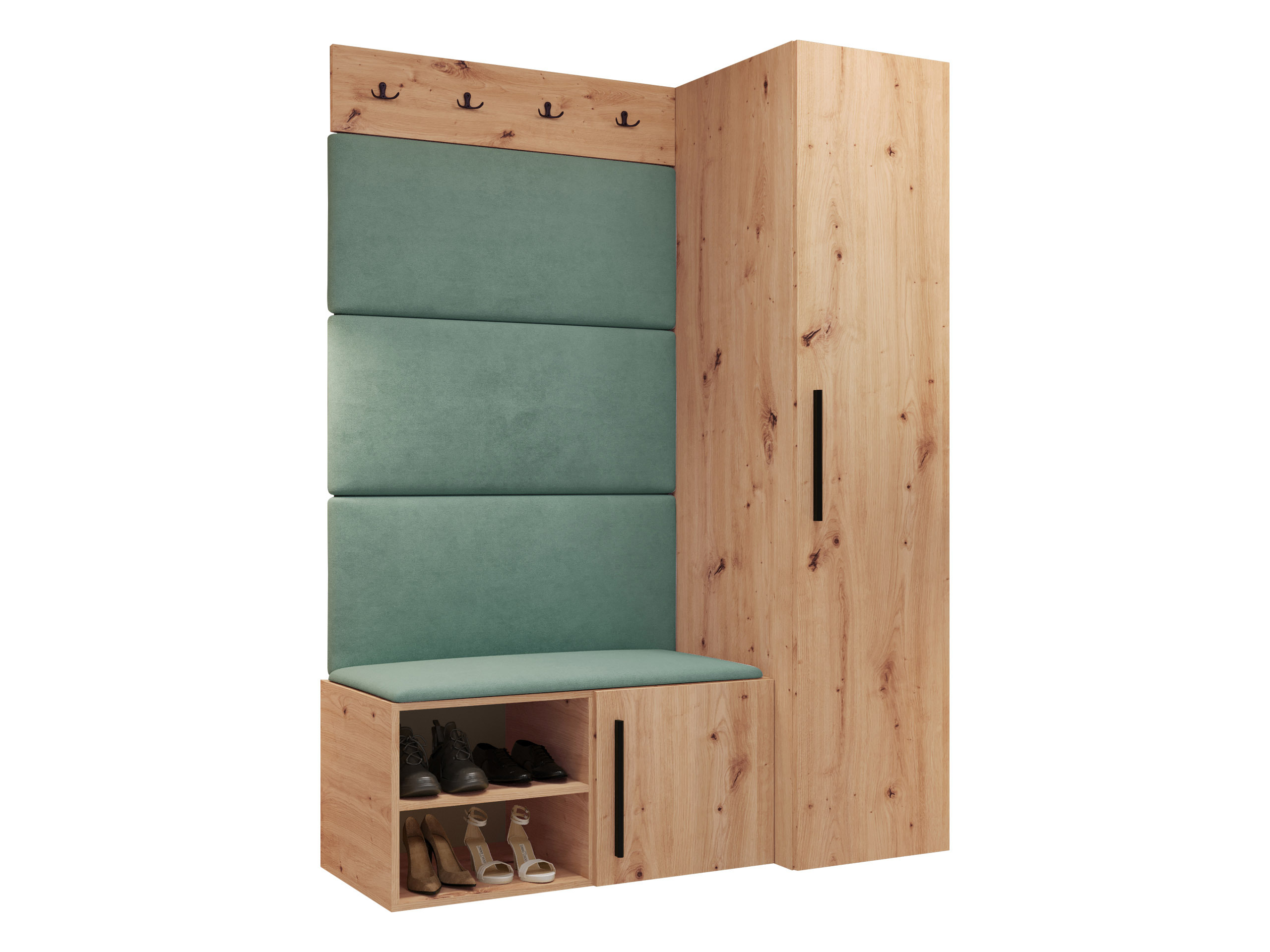 Комплект за антре Nitos II (Artisan дъб)