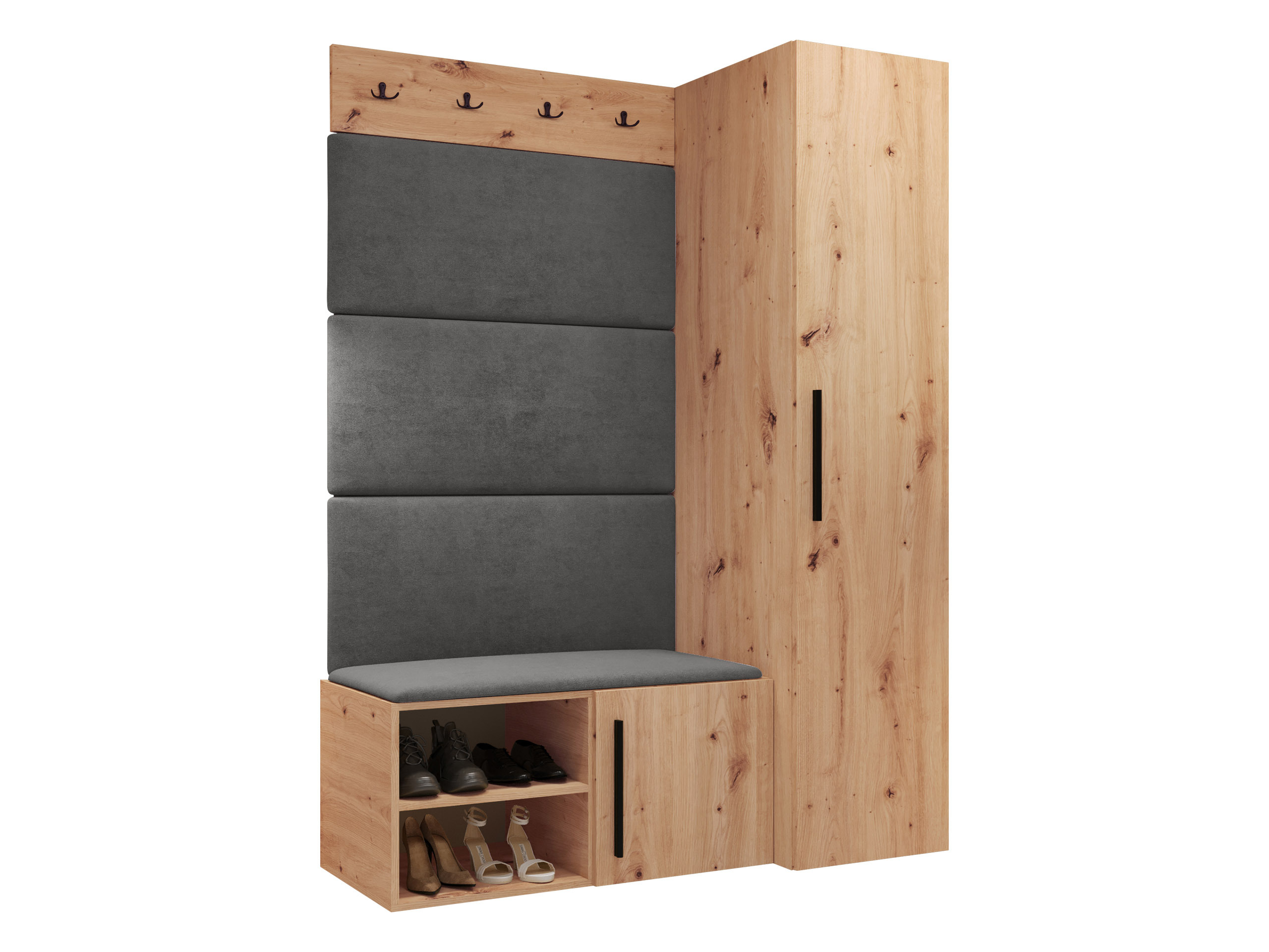 Комплект за антре Nitos II (Artisan дъб)