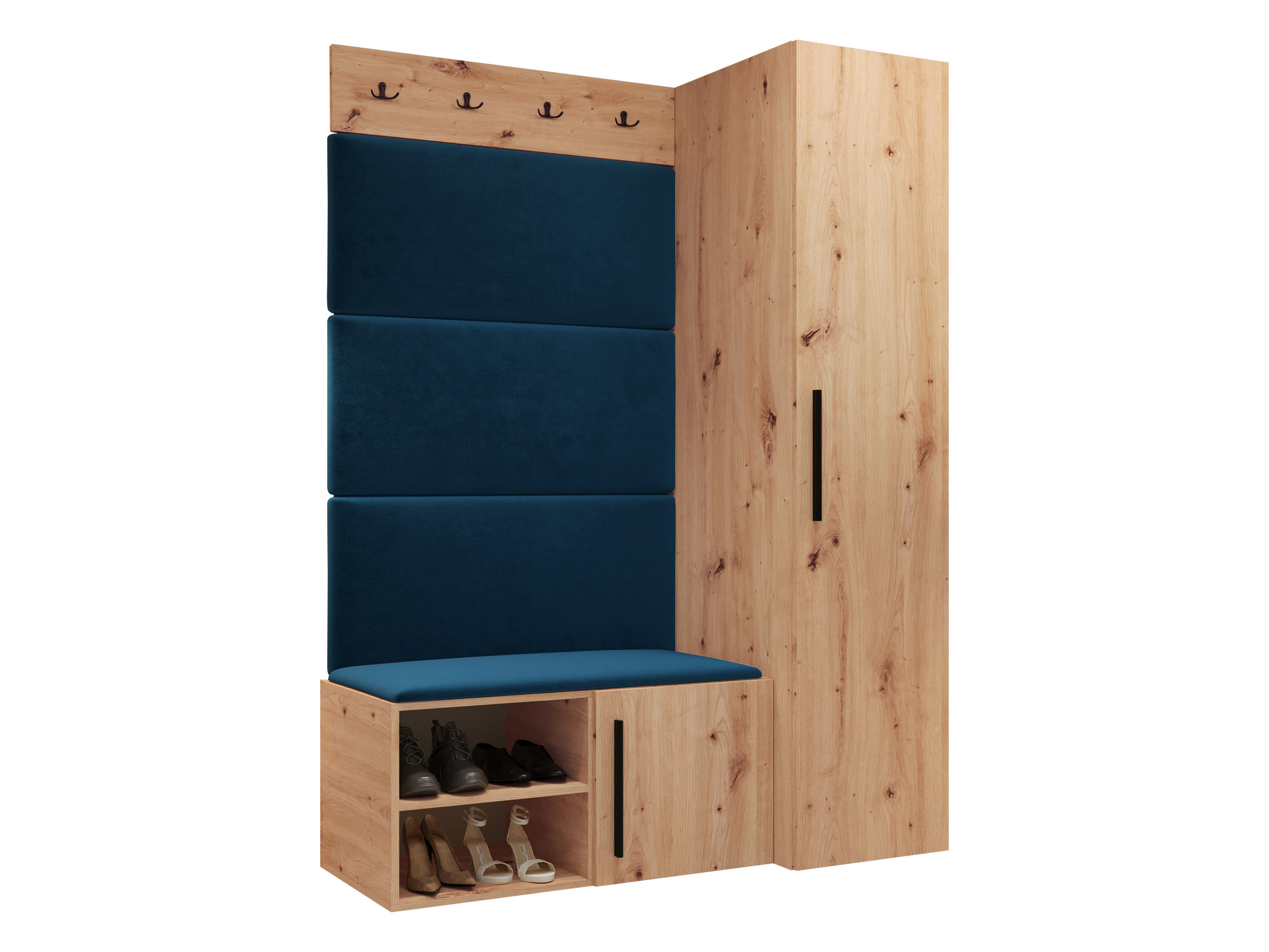 Комплект за антре Nitos II (Artisan дъб)