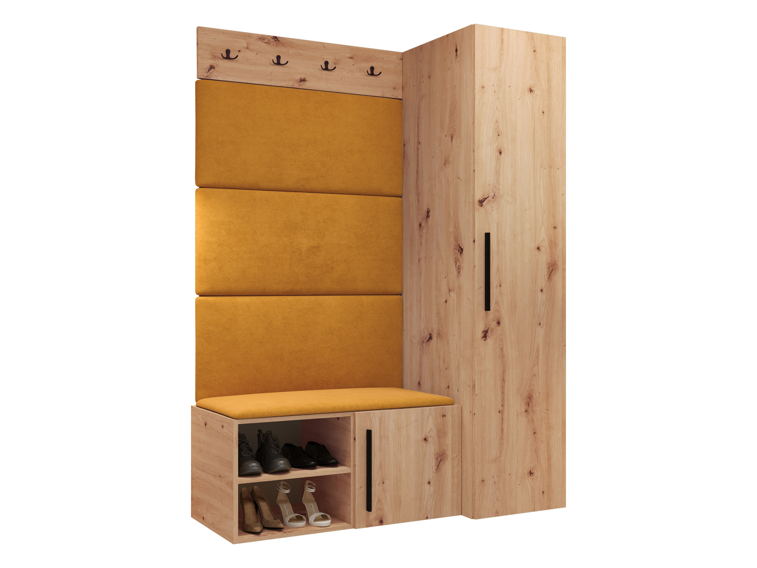 Комплект за антре Nitos II (Artisan дъб)