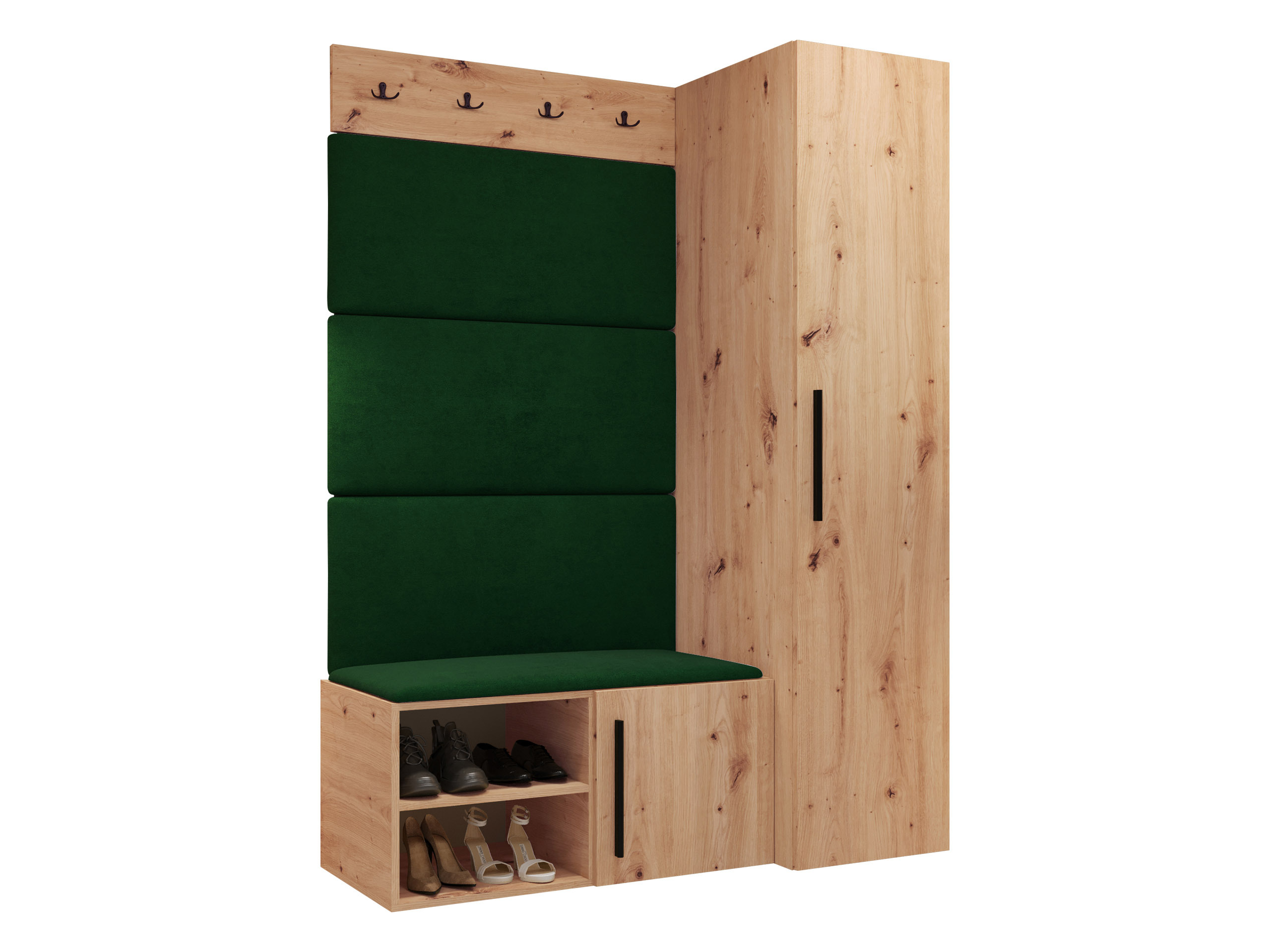 Комплект за антре Nitos II (Artisan дъб)