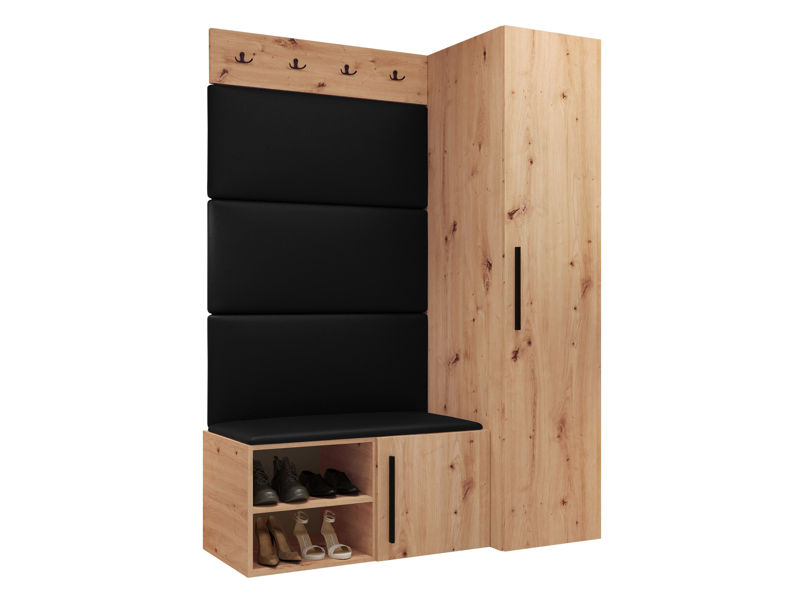 Комплект за антре Nitos II (Artisan дъб)