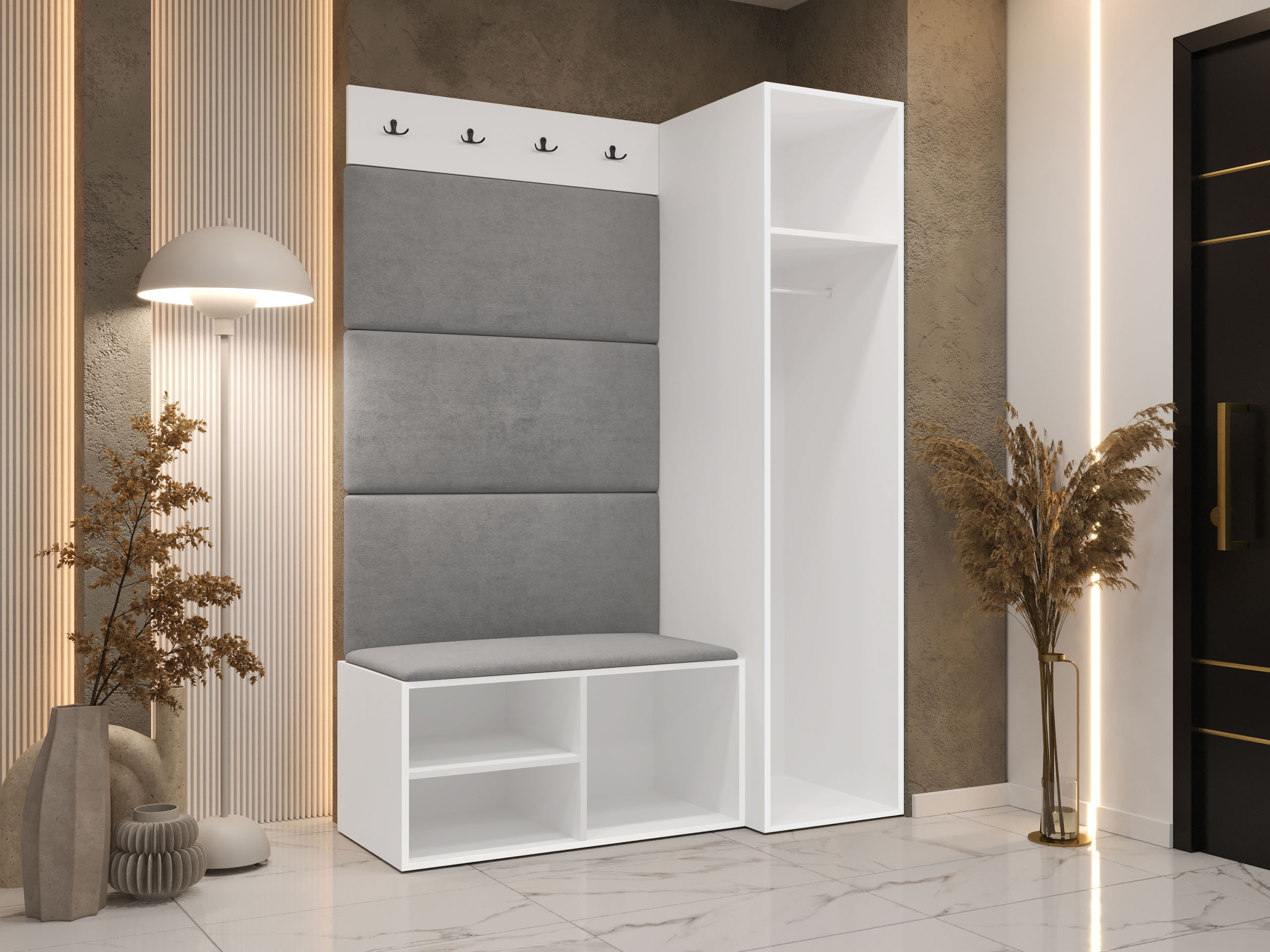 Комплект за антре Nitos II (Artisan дъб)