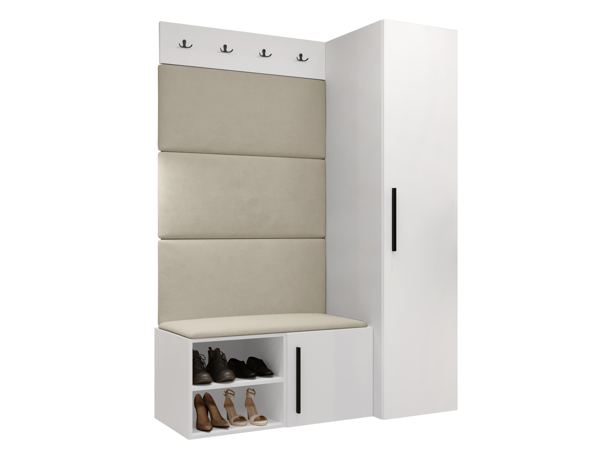 Комплект за антре Nitos II (Бял)