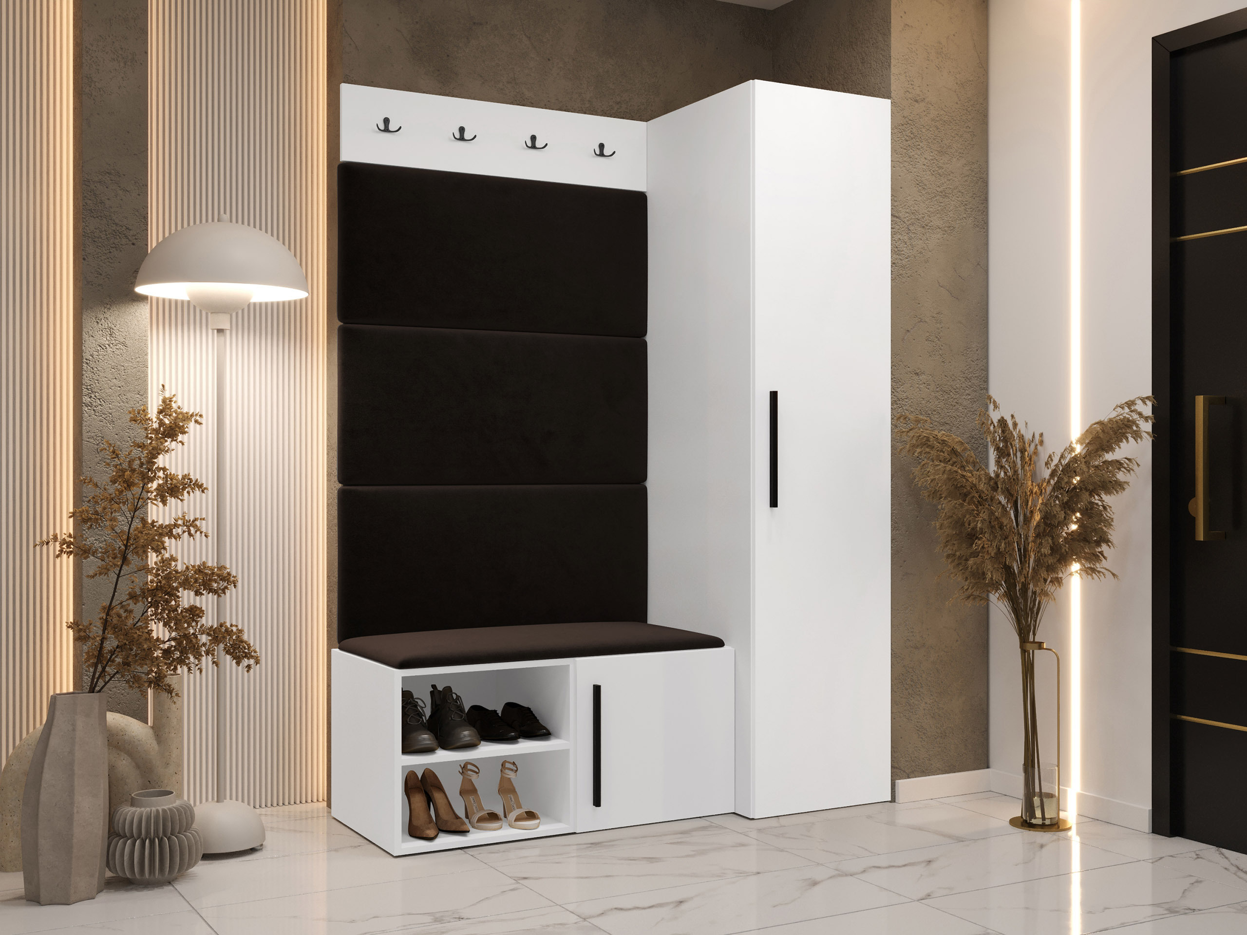 Комплект за антре Nitos II (Бял)