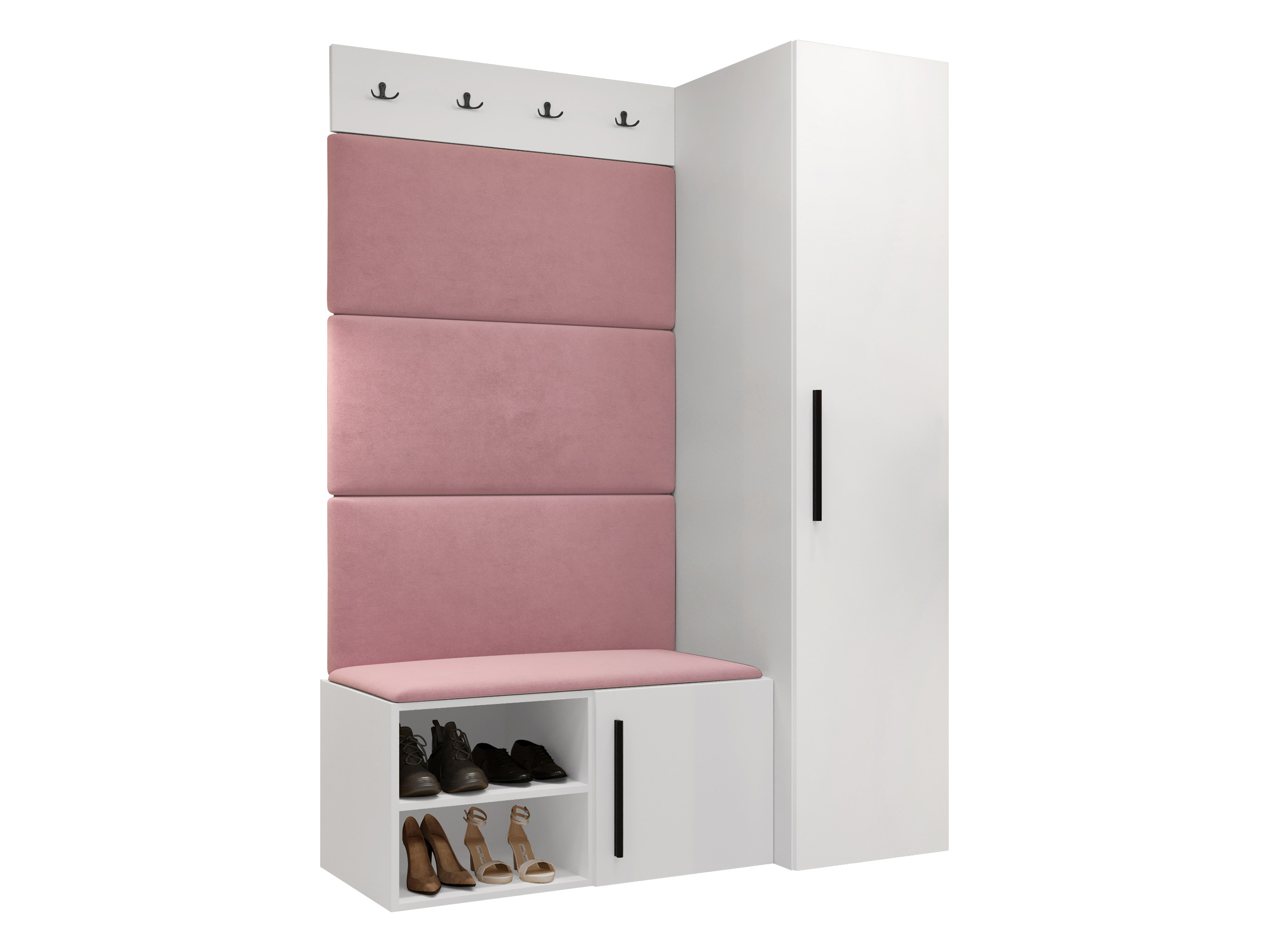 Комплект за антре Nitos II (Бял)