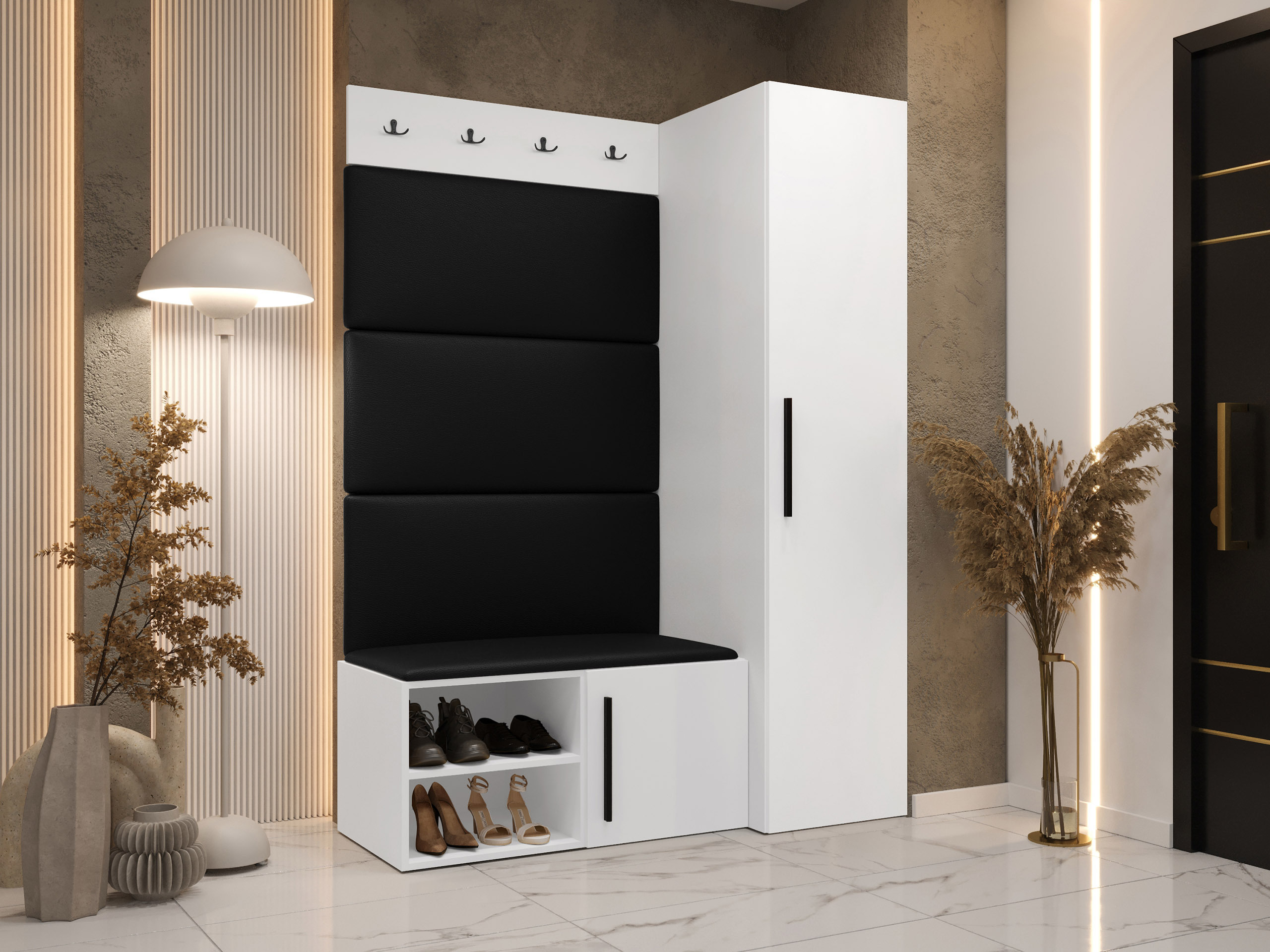 Комплект за антре Nitos II (Бял)