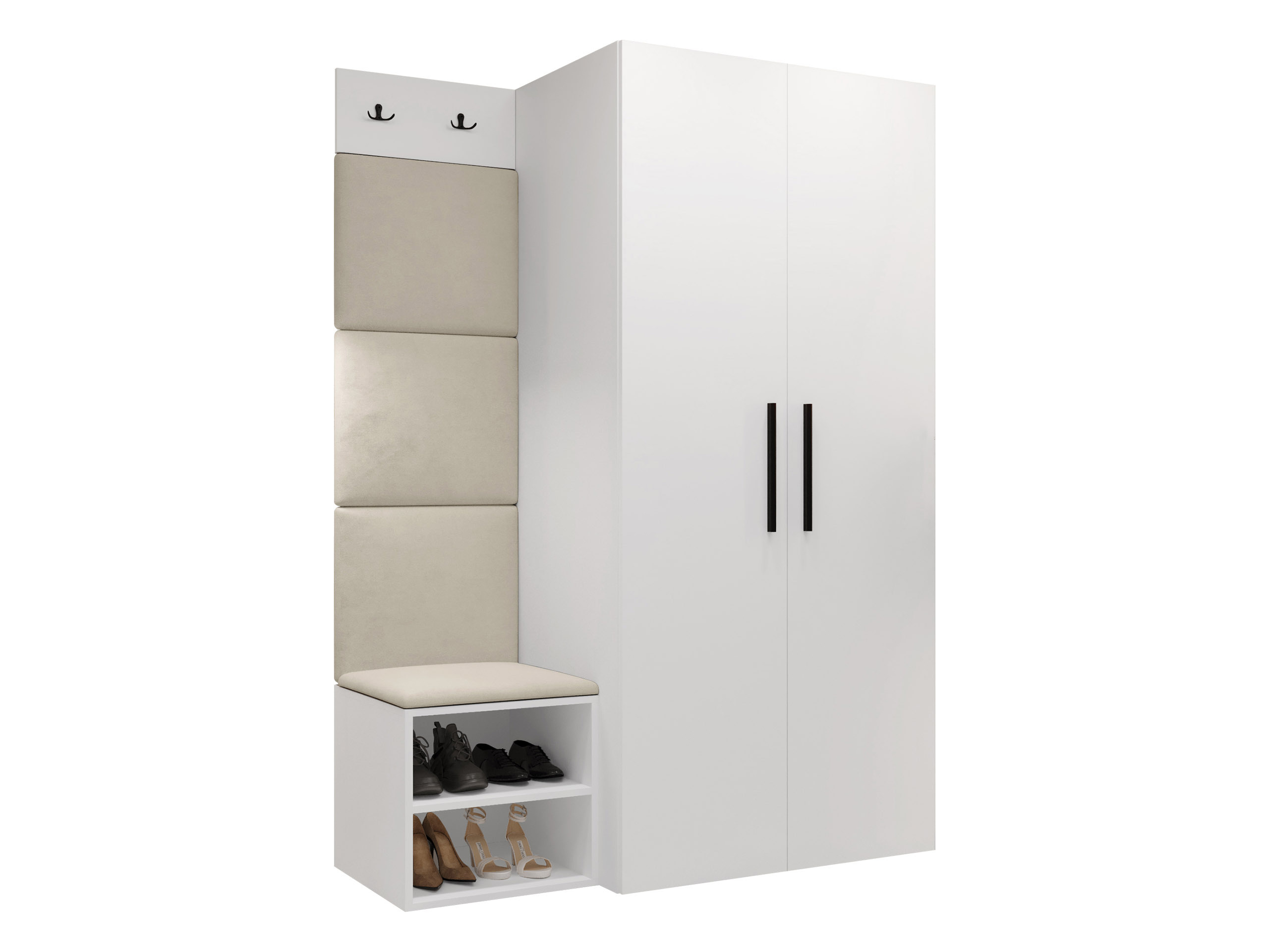 Комплект за антре Hartford 523 (Бял)