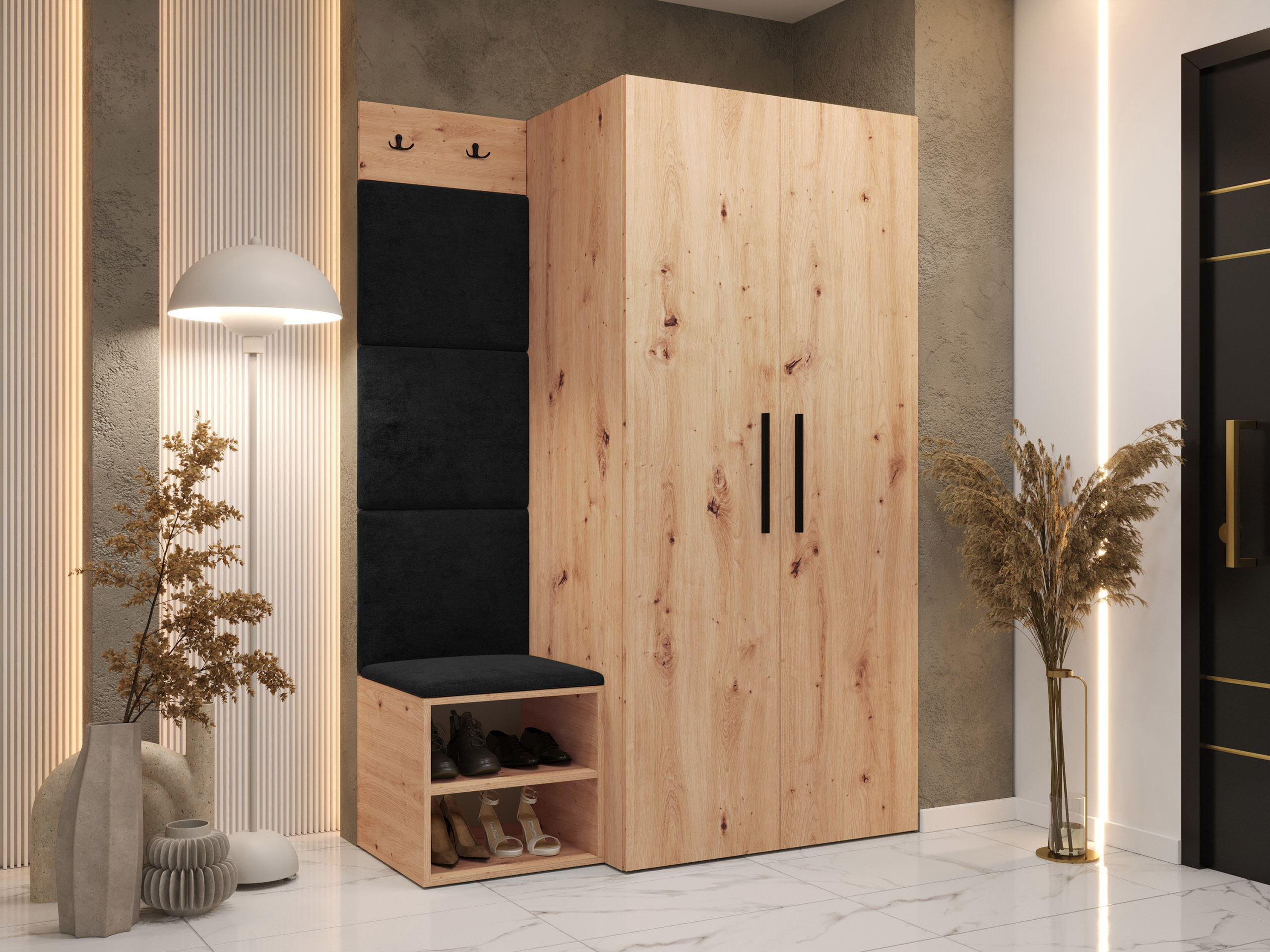 Комплект за антре Nitos IV (Artisan дъб)