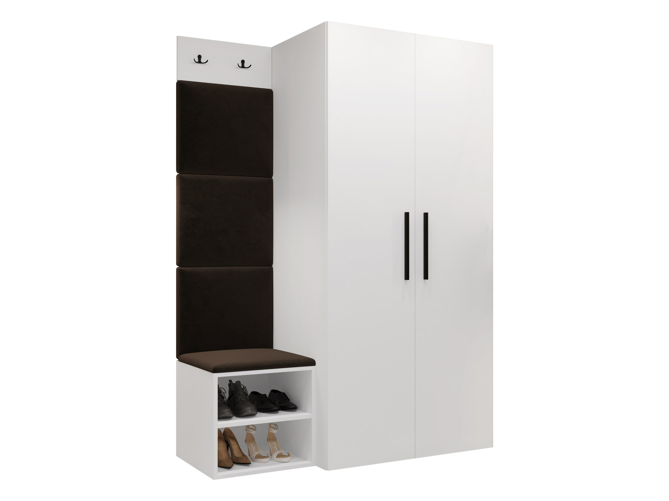 Комплект за антре Nitos IV (Бял)