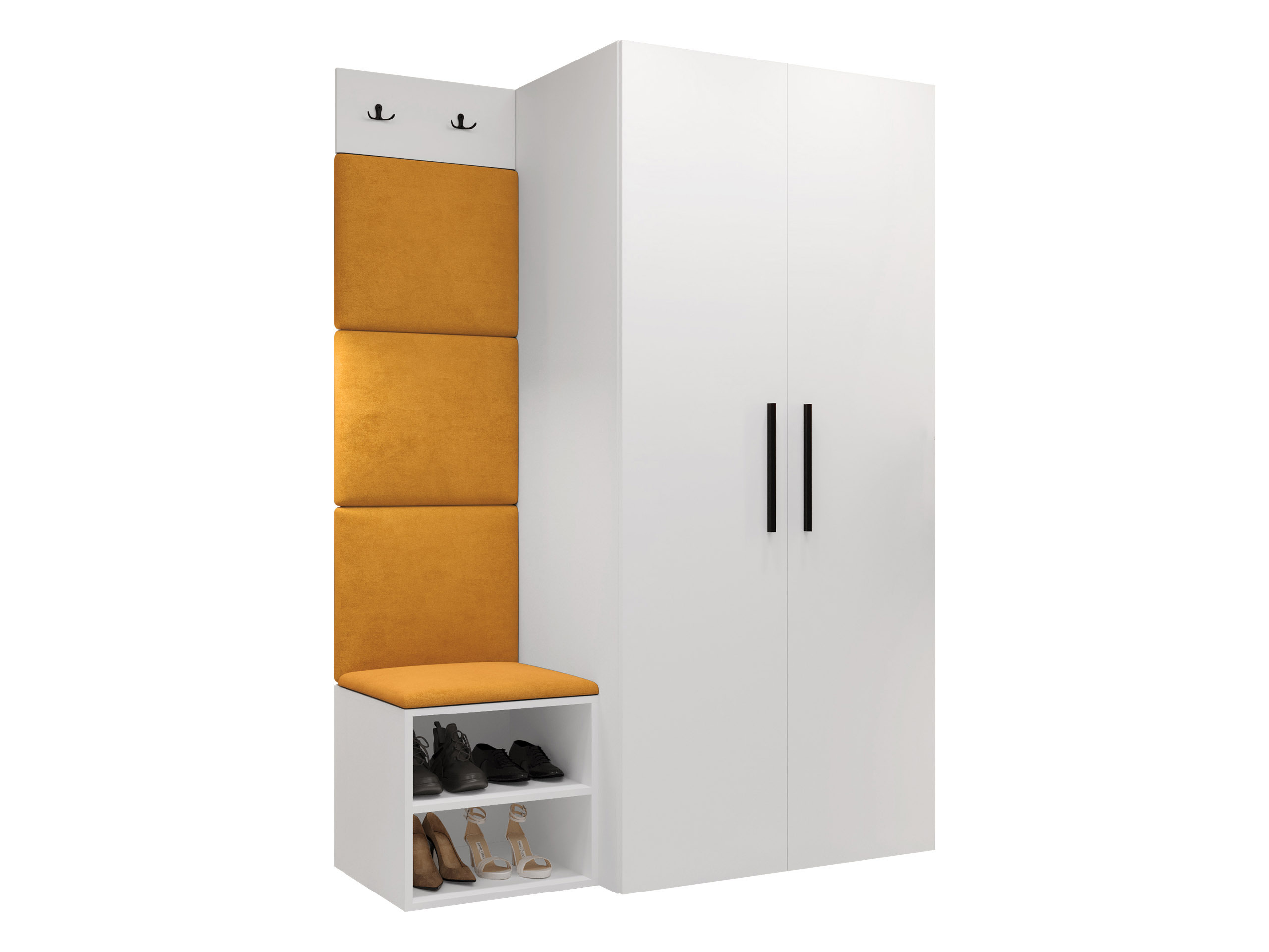 Комплект за антре Nitos IV (Бял)