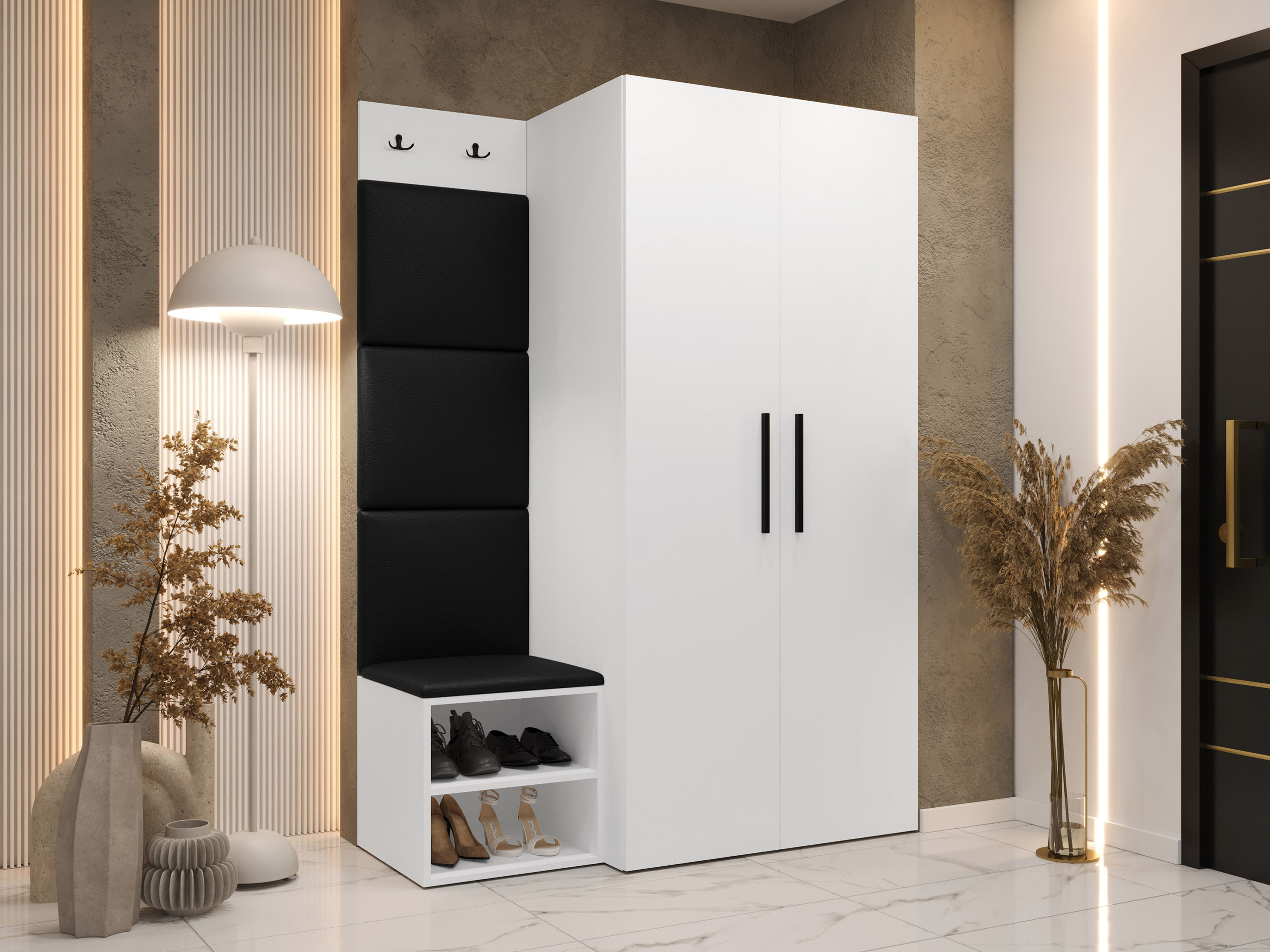 Комплект за антре Nitos IV (Бял)