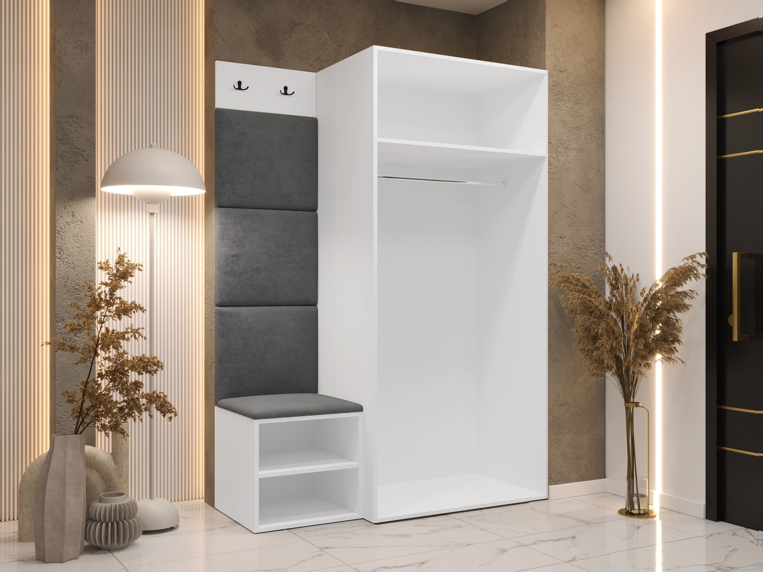 Комплект за антре Nitos IV (Бял)