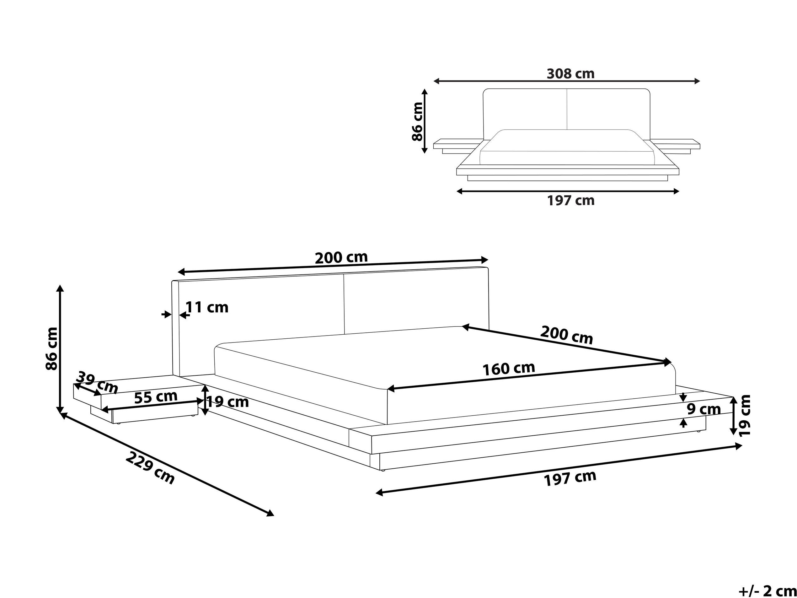Легло Berwyn 3141 (Ярък дърво)