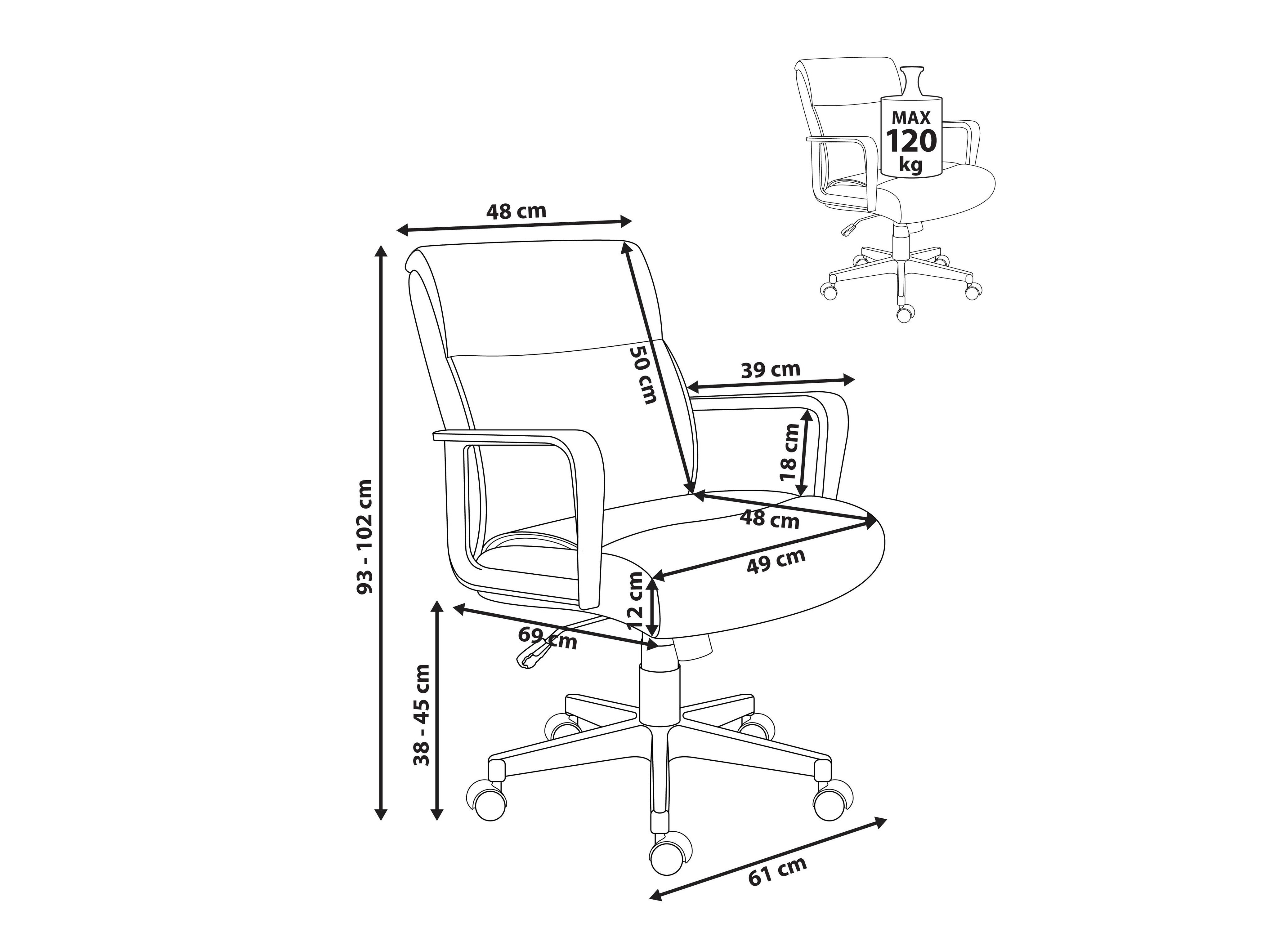 Офис стол Berwyn 3142 (Бежов)