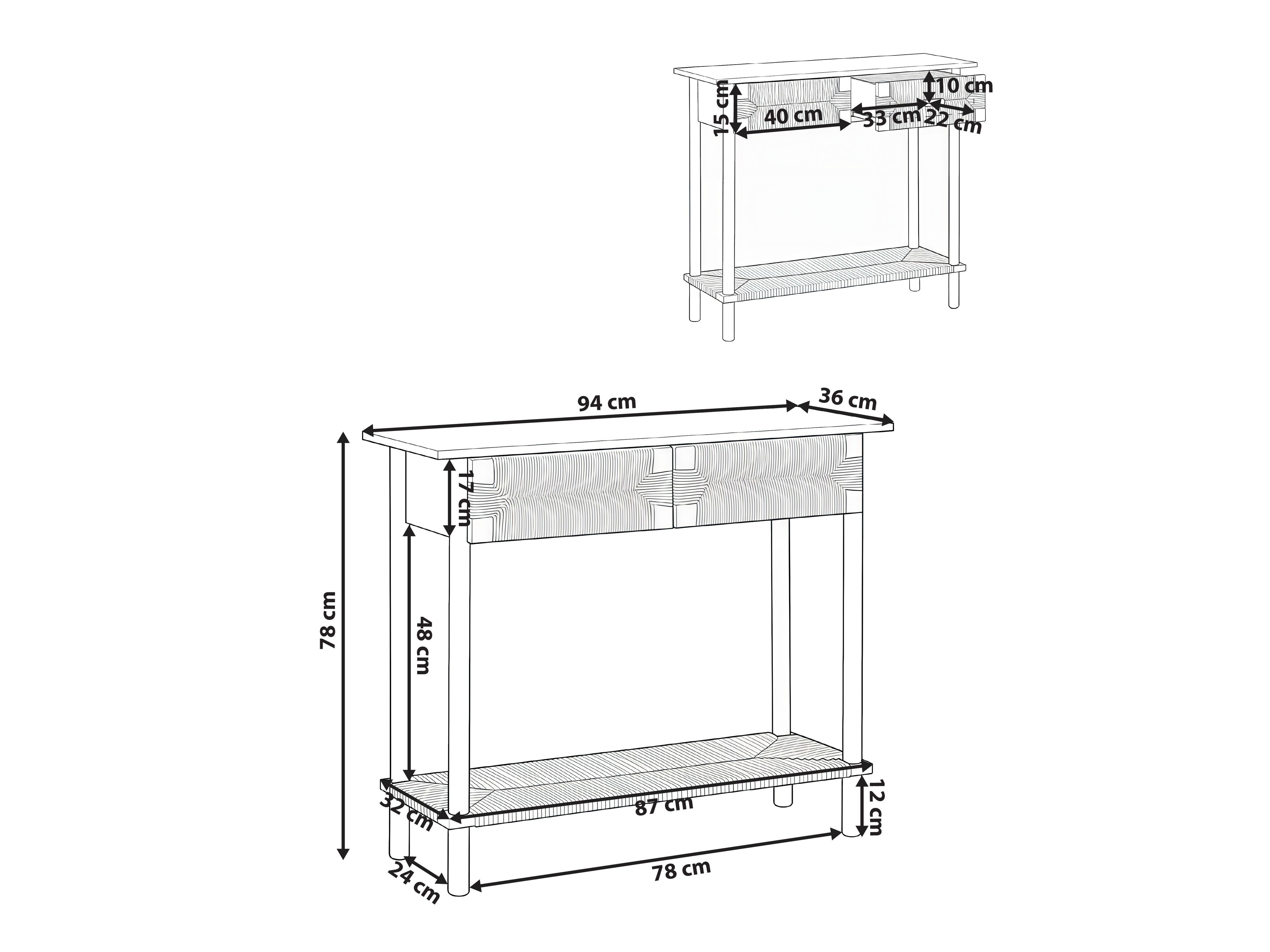 Конзолна маса Ruvmoro 103