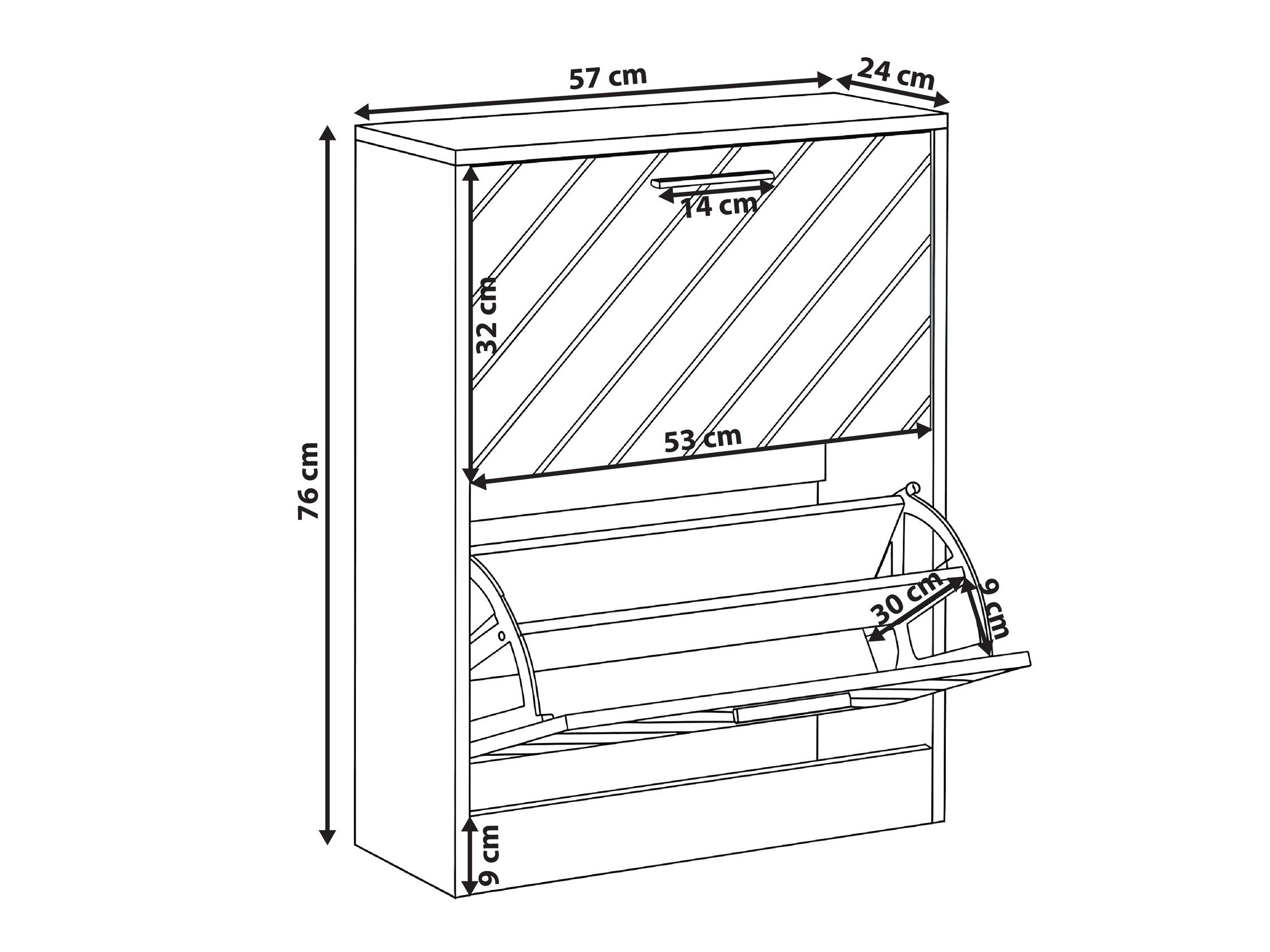 Шкаф за обувки Berwyn 3145