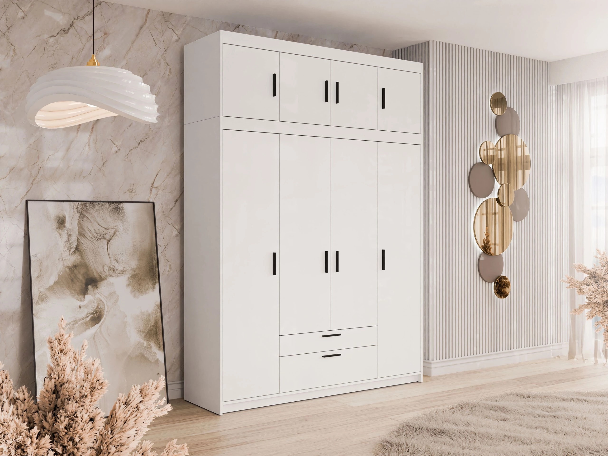 Гардероб Novduni 106 (Бял)