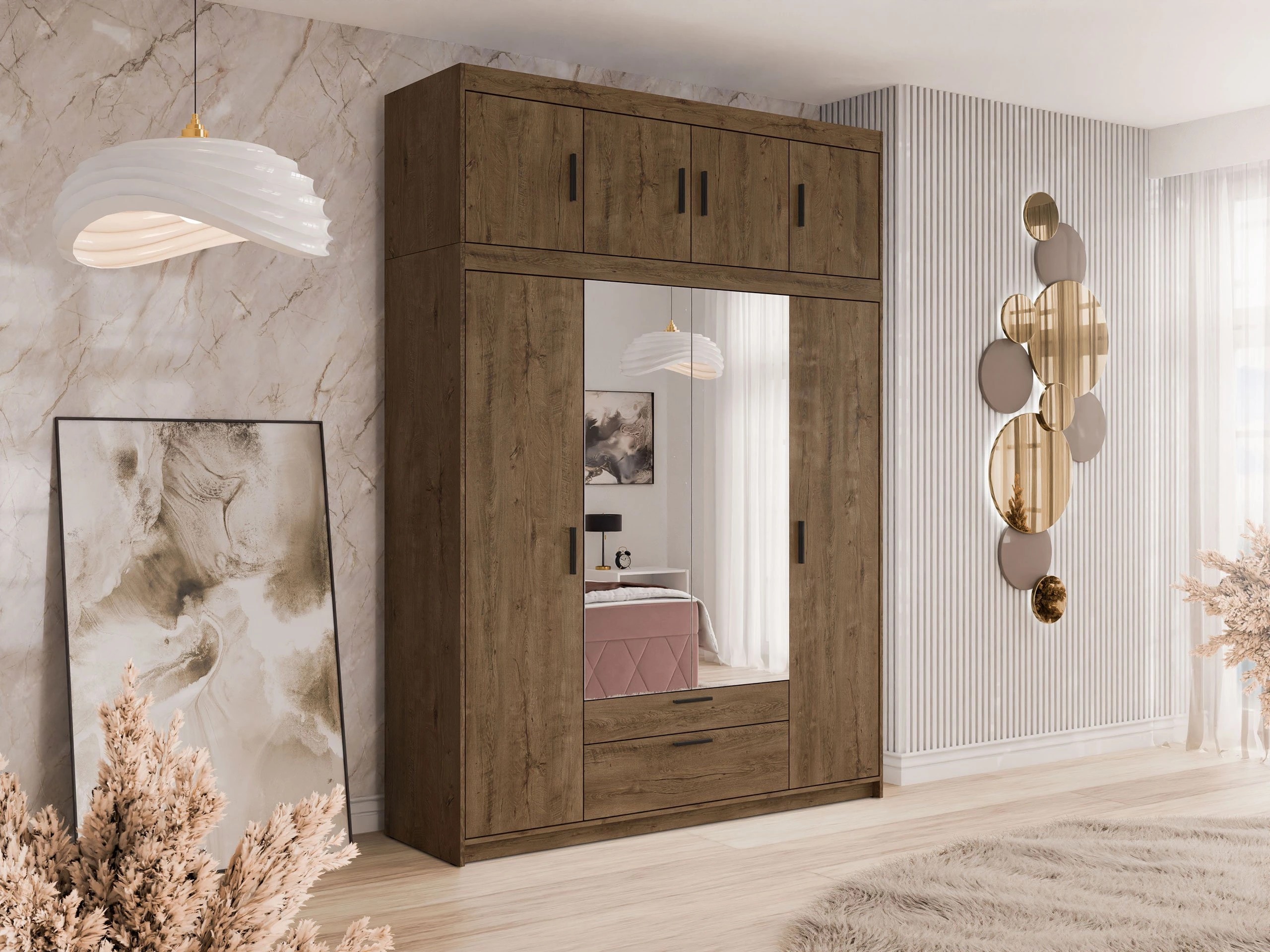 Гардероб Novduni 109 (Дъб левка)