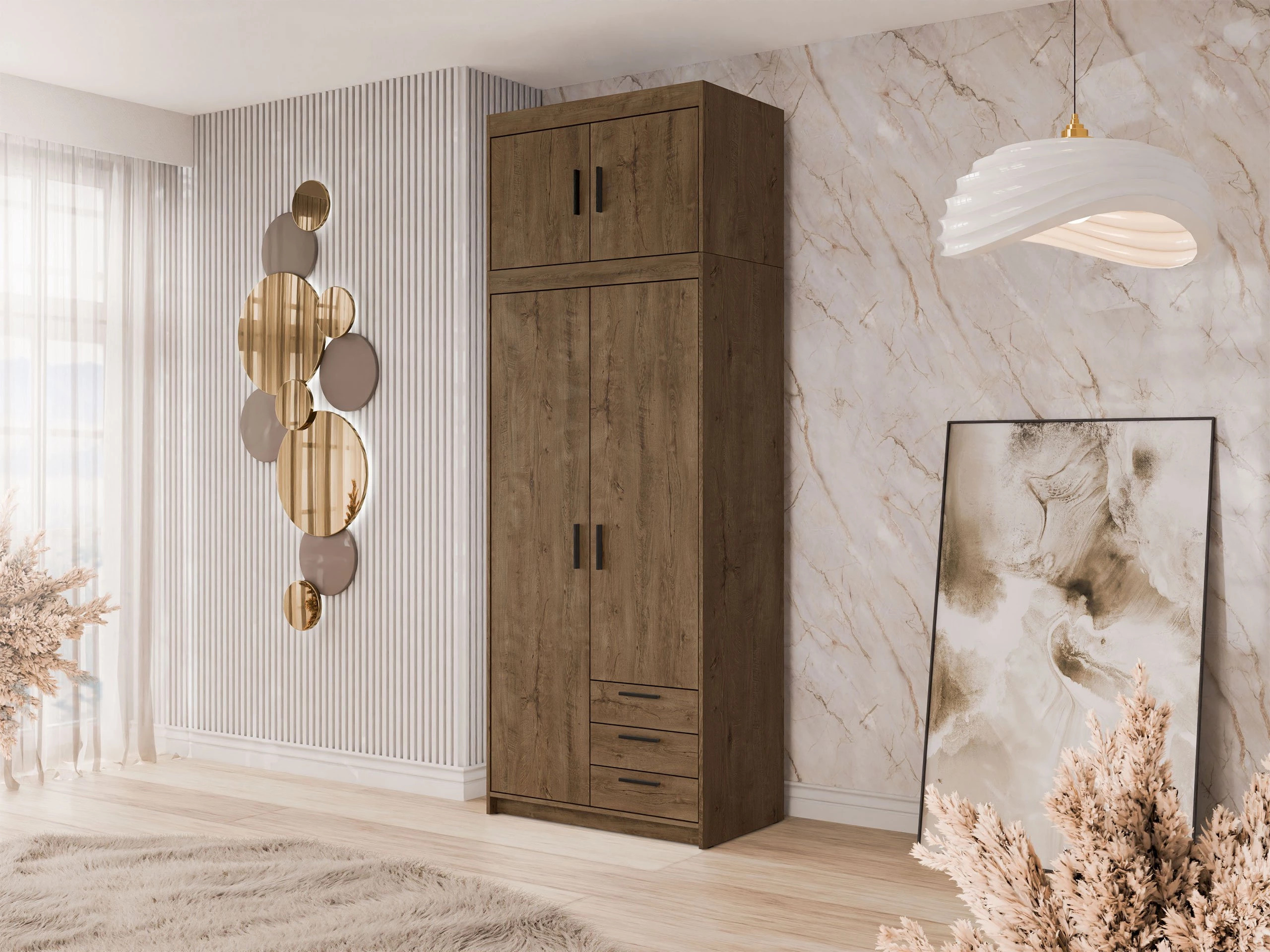 Гардероб Novduni 113 (Дъб левка)