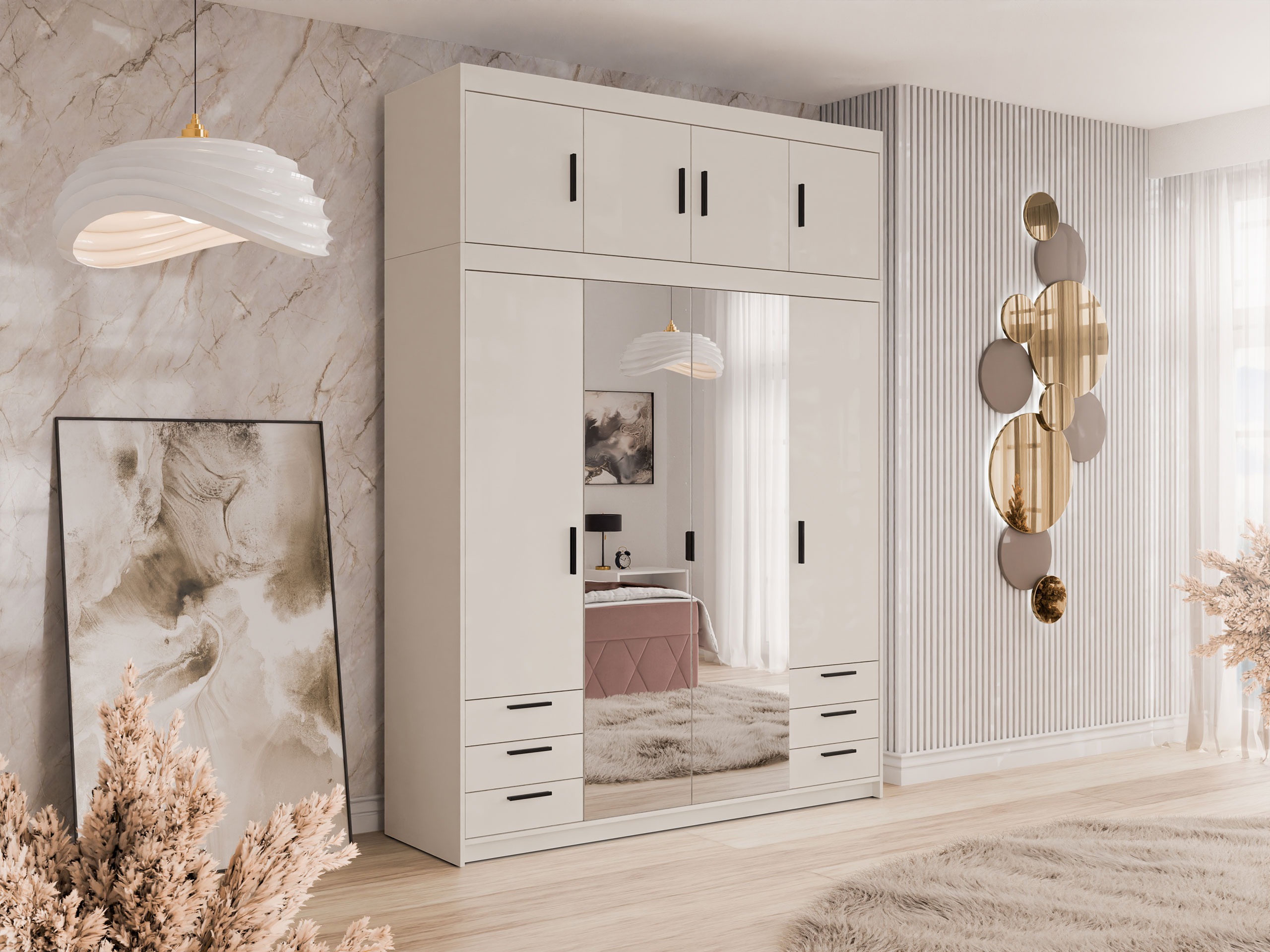 Гардероб Novduni 120 (Бежов)