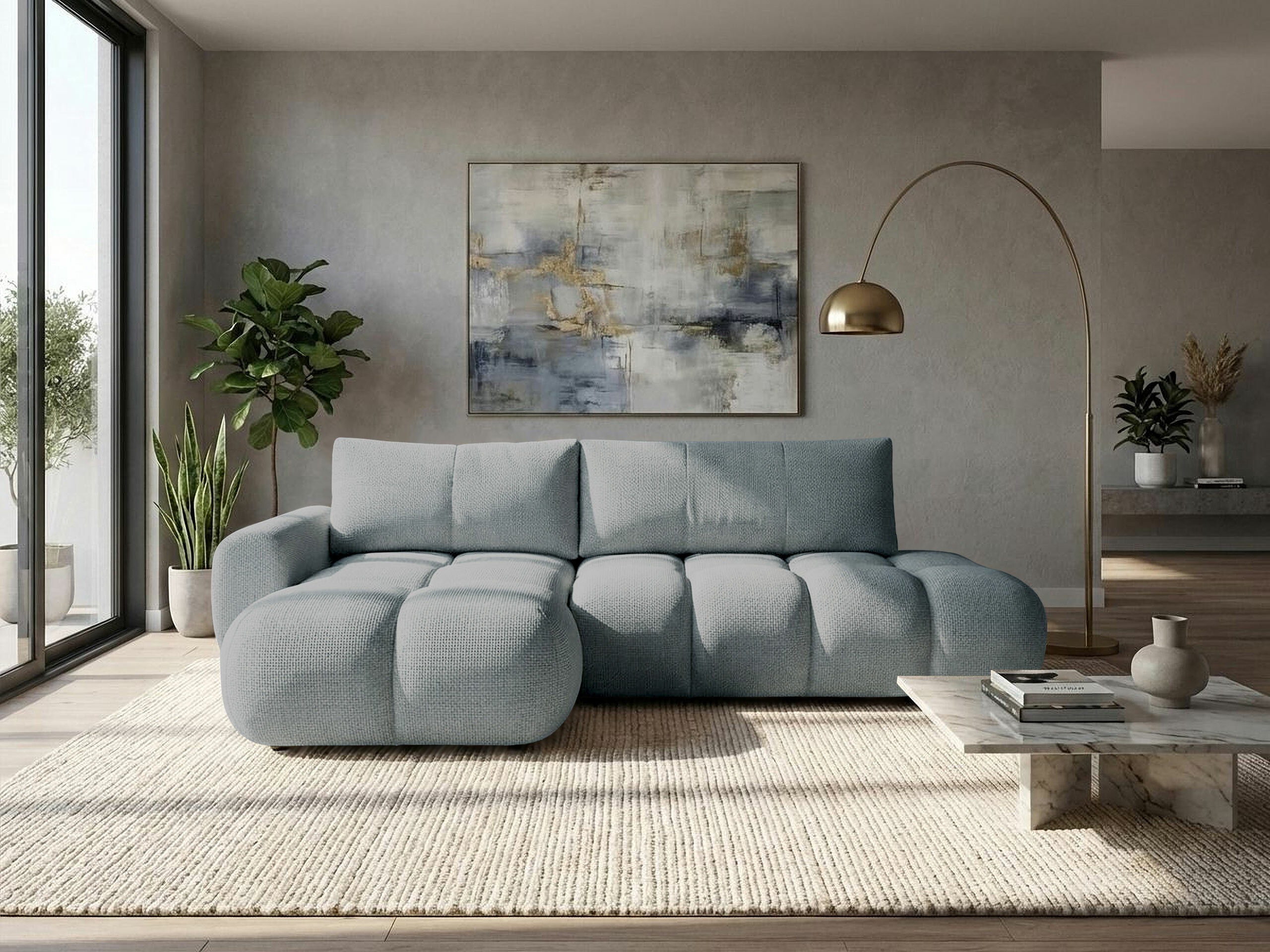 Ъглов диван TrendyNest Ansera (Flow 17)