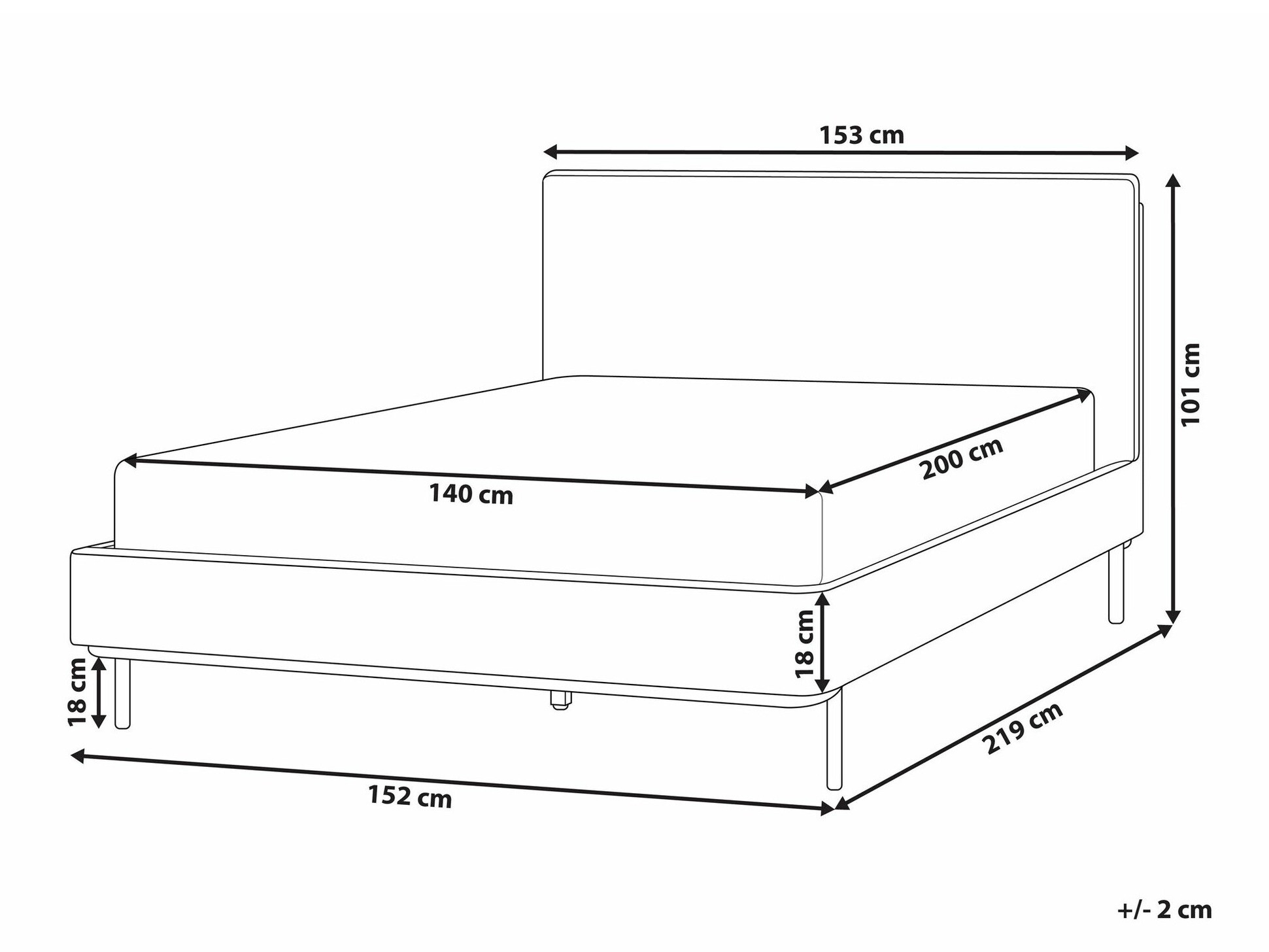 Легло Berwyn 2377 (Бял)