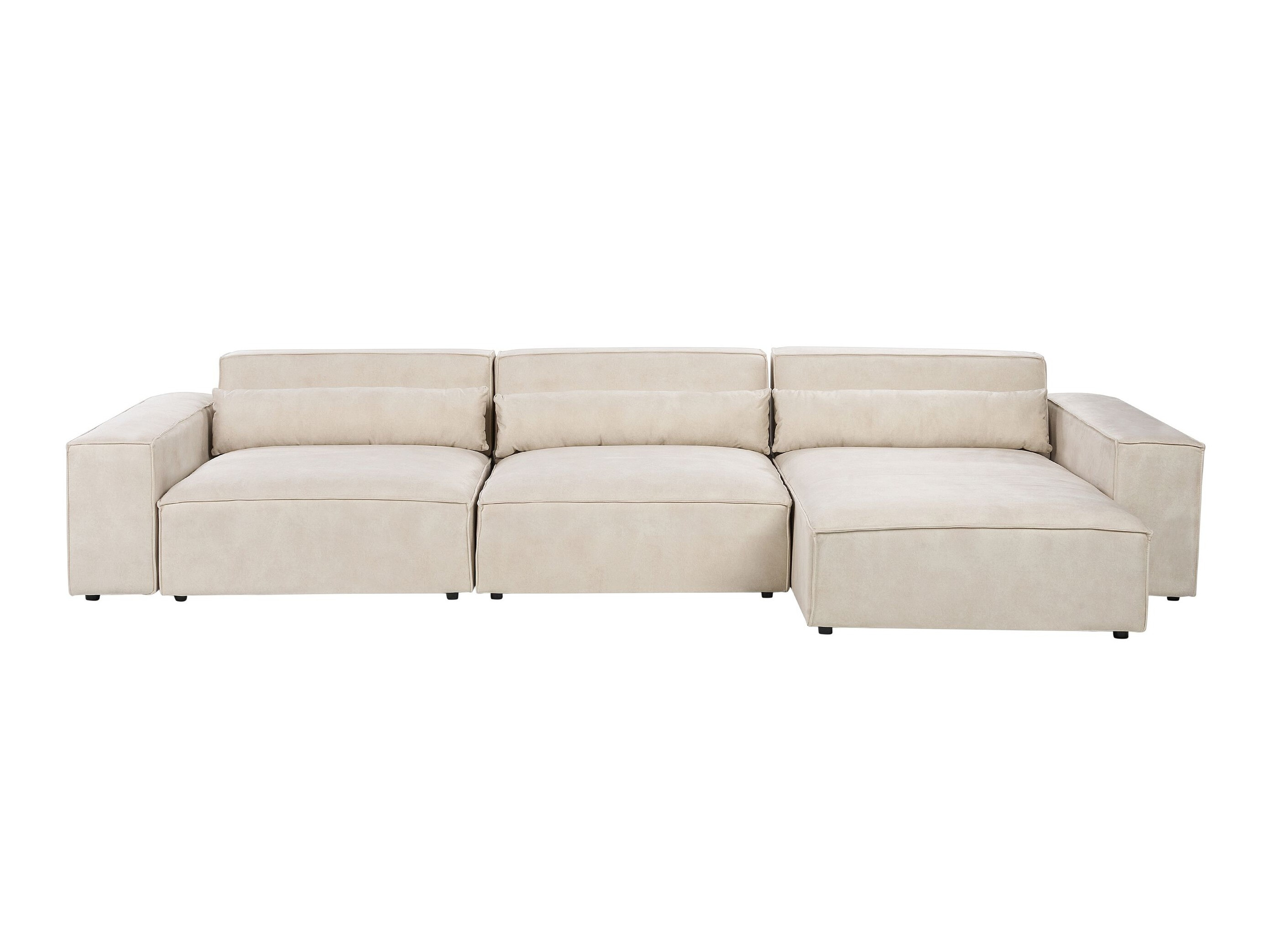 Модулен ъглов диван Tivsora 104 (Светло бежово)