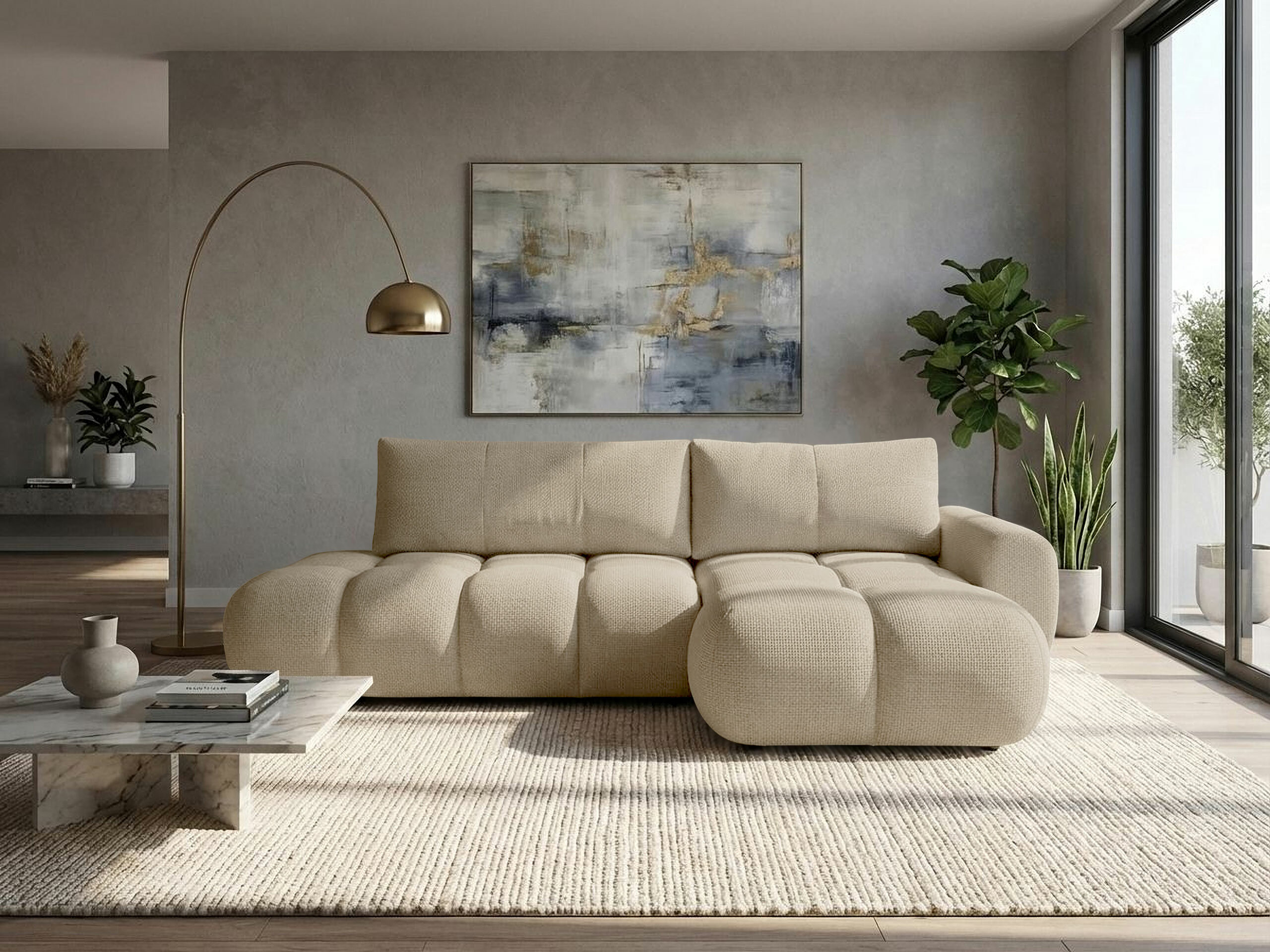 Ъглов диван TrendyNest Ansera (Flow 02)