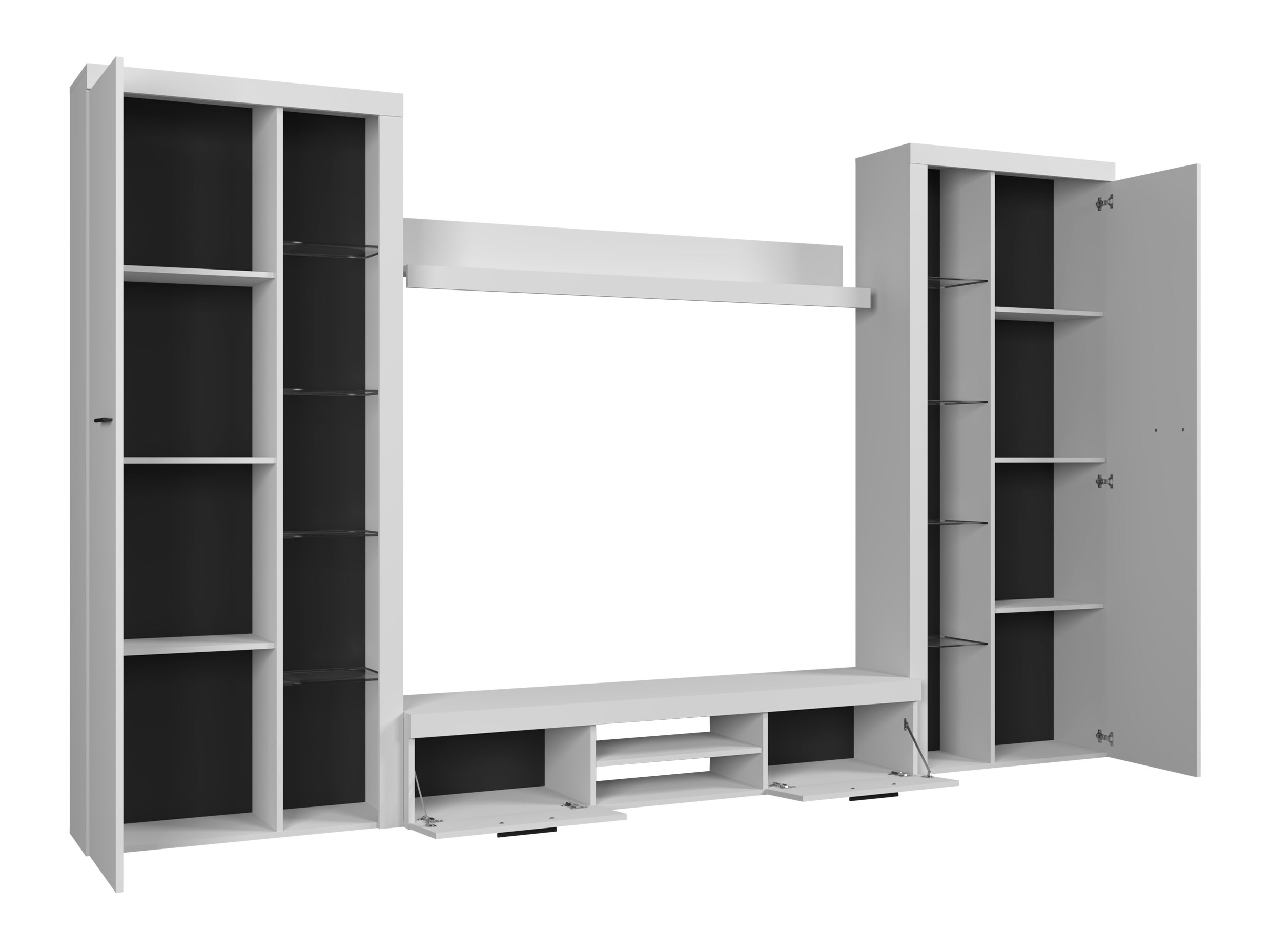 Комплект за хол Univio II (Бял)
