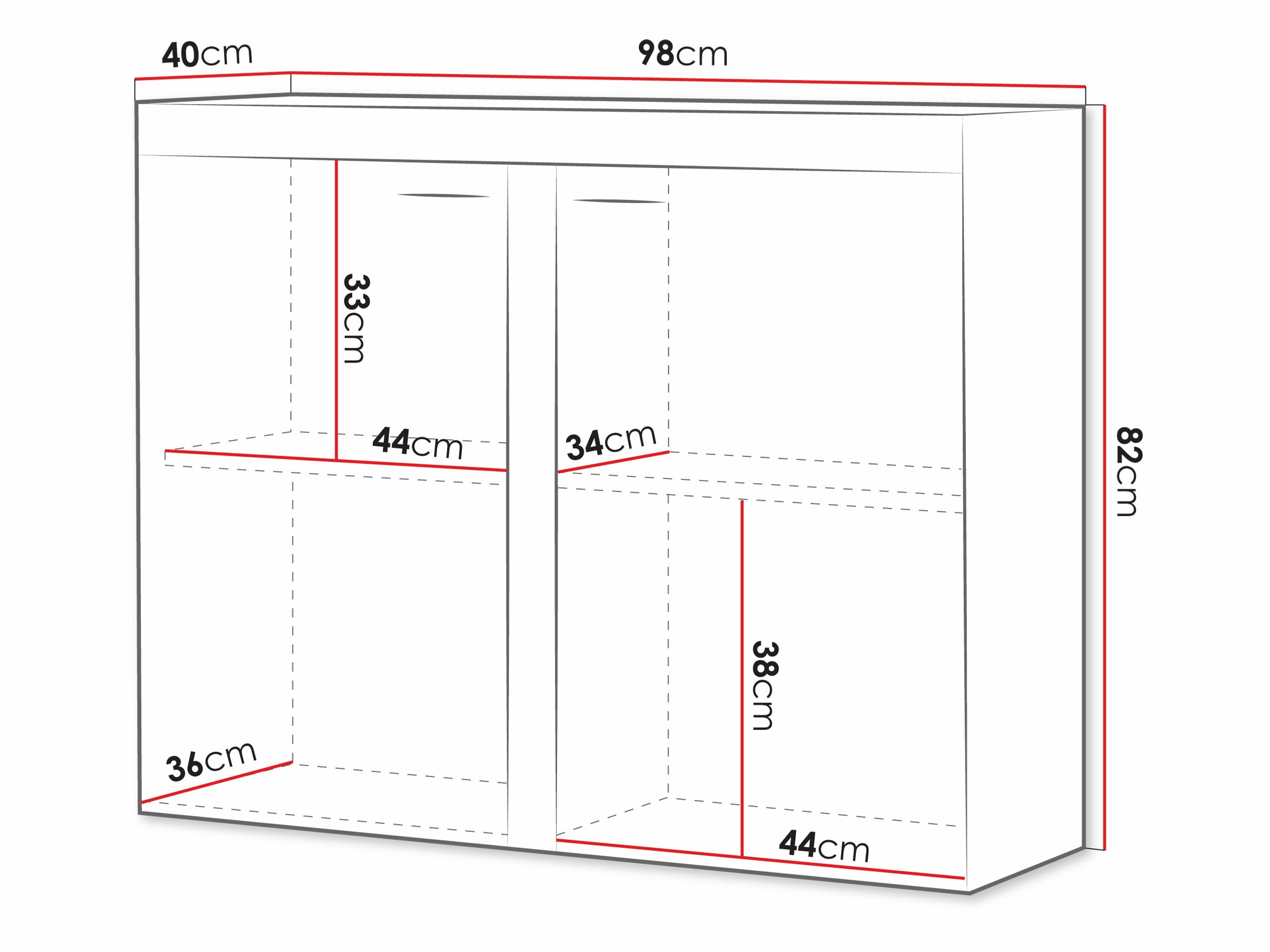 Шкаф Tucson 120 (Сонома дъб)