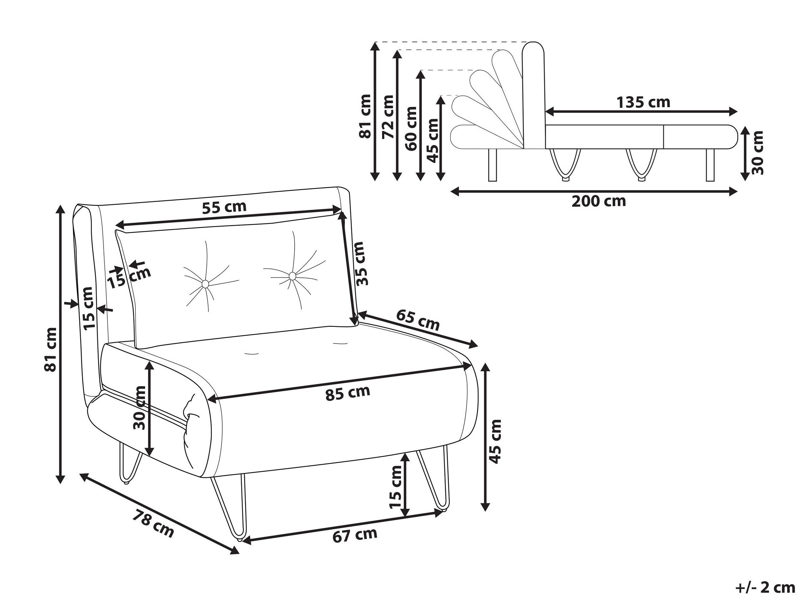 Фотьойл Berwyn 3160 (Бял)