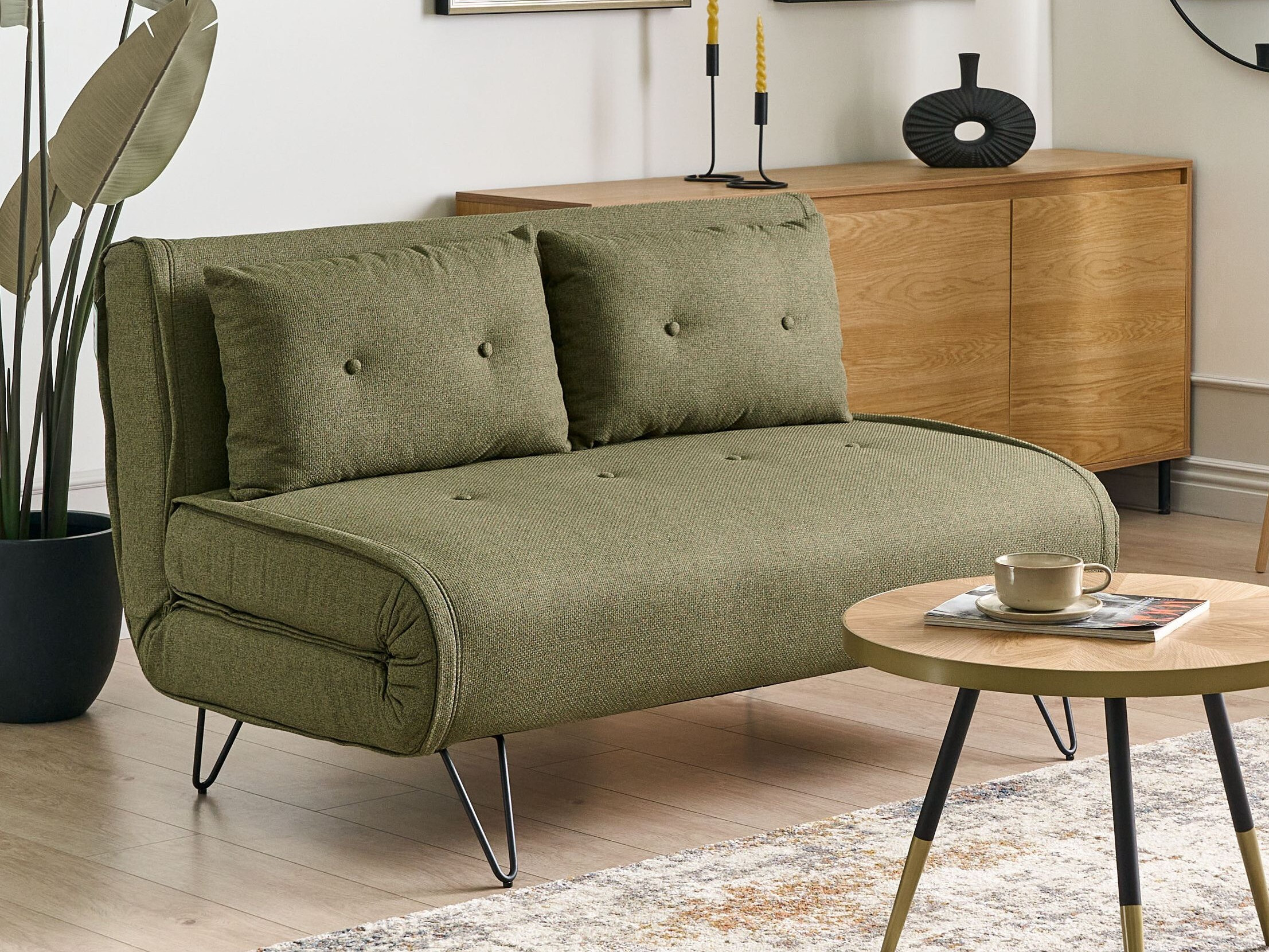 Разтегателен диван Berwyn 3158 (Зелен)