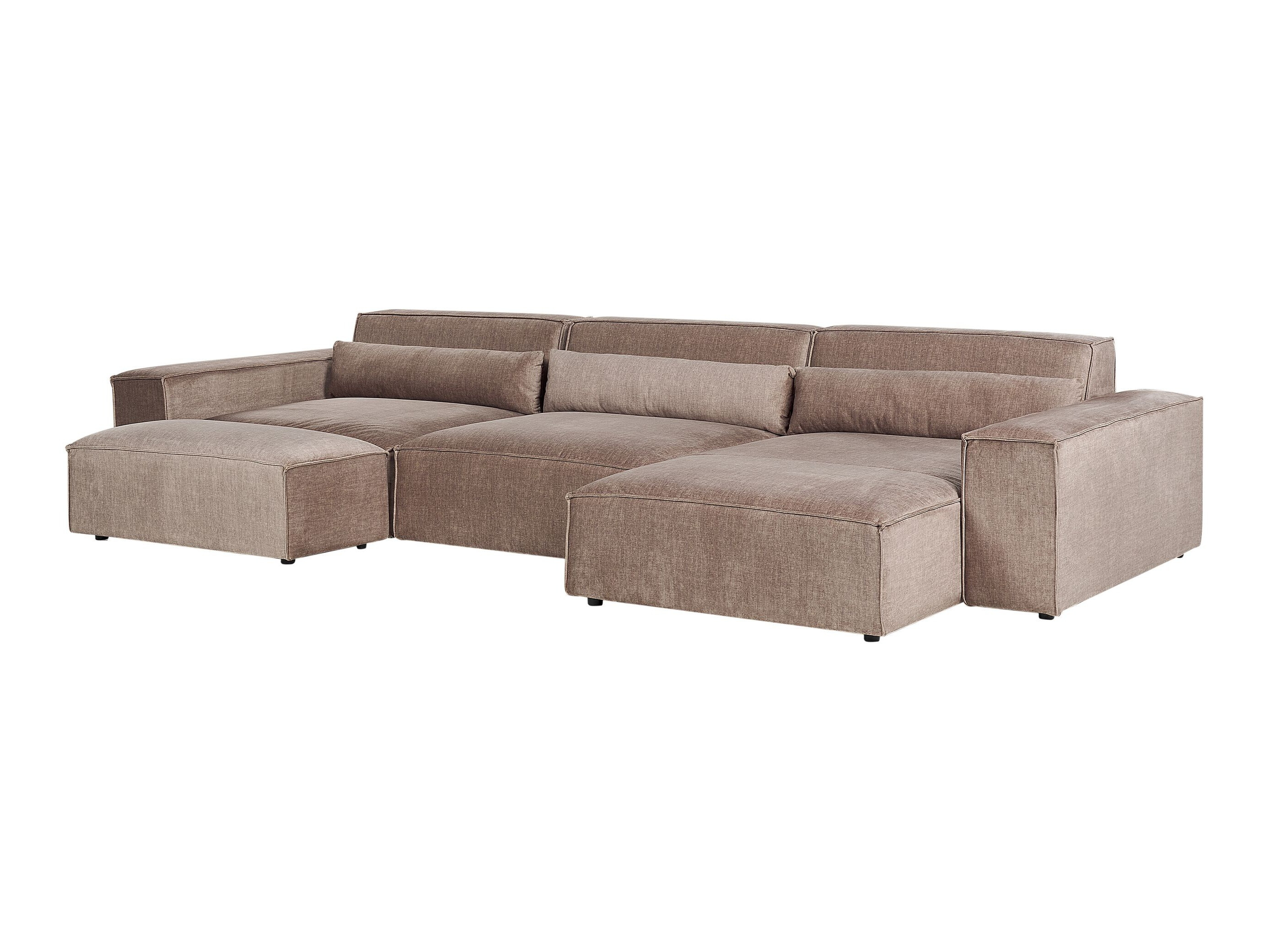 Комплект мека мебел Tivsora 108 (Светлокафяво)