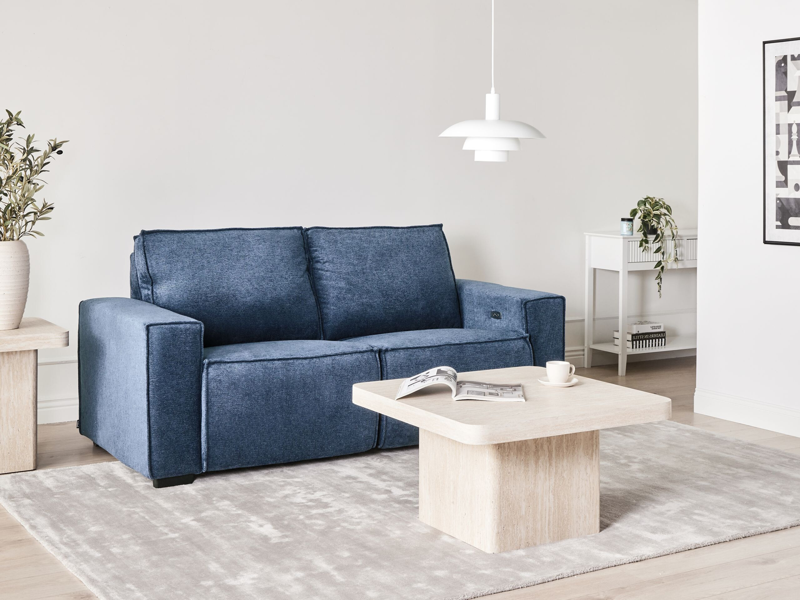 Диван реклайнър Berwyn 3168 (Син)