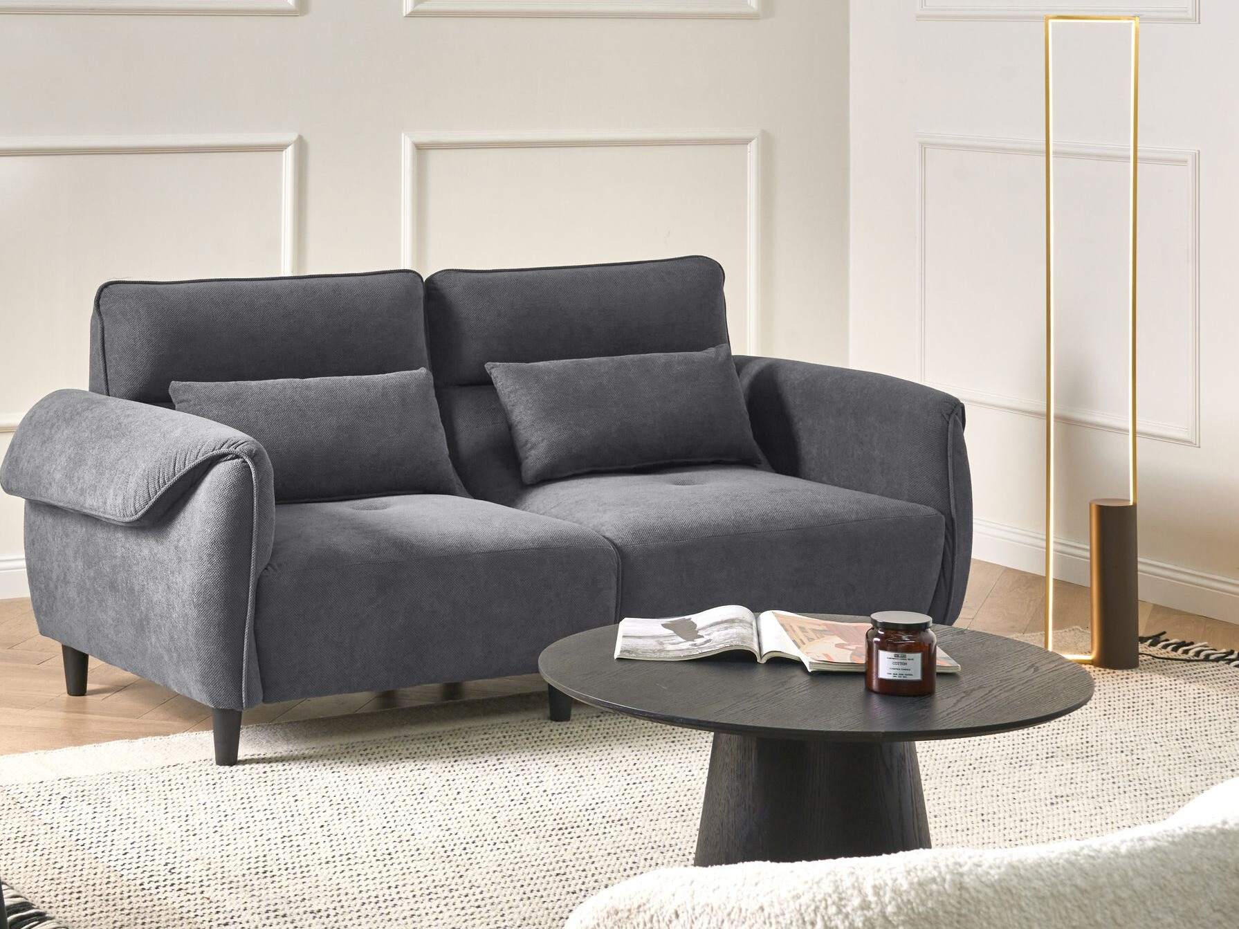 Диван Berwyn 3169 (Тъмно сив)