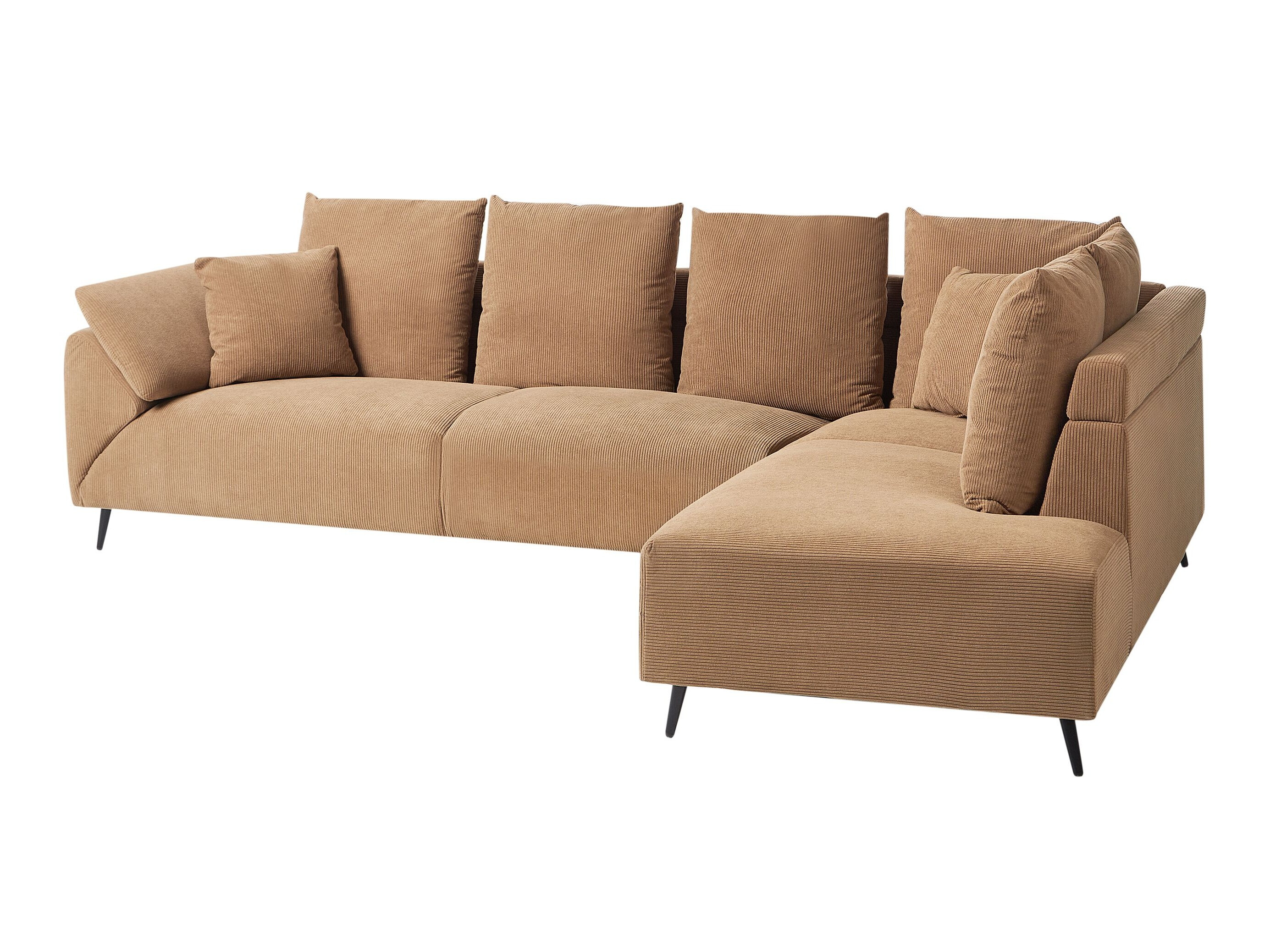 Ъглов диван Berwyn 1320 (Кафяв)