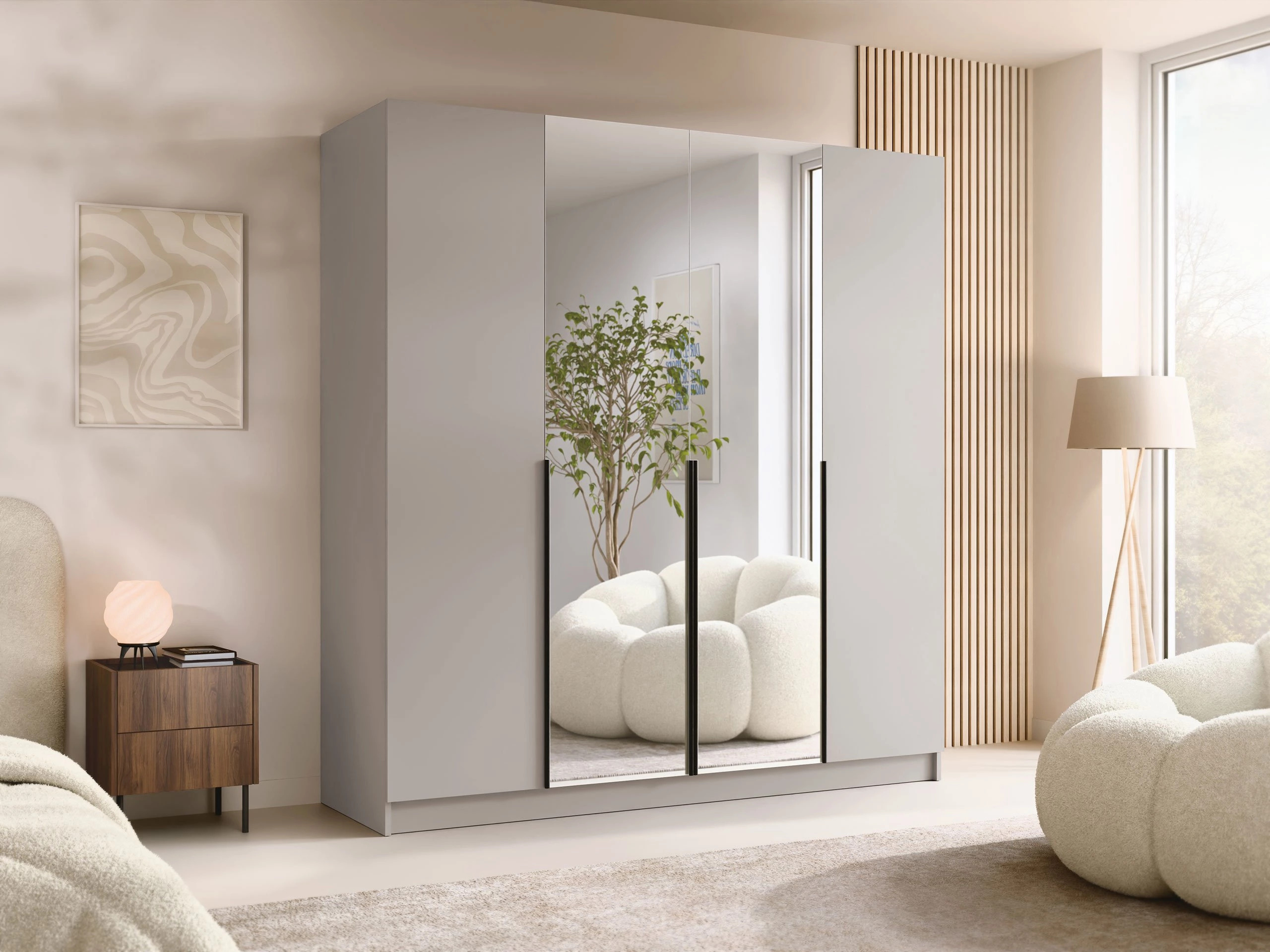 Гардероб Closico Navor II (Кашмир + Черен)