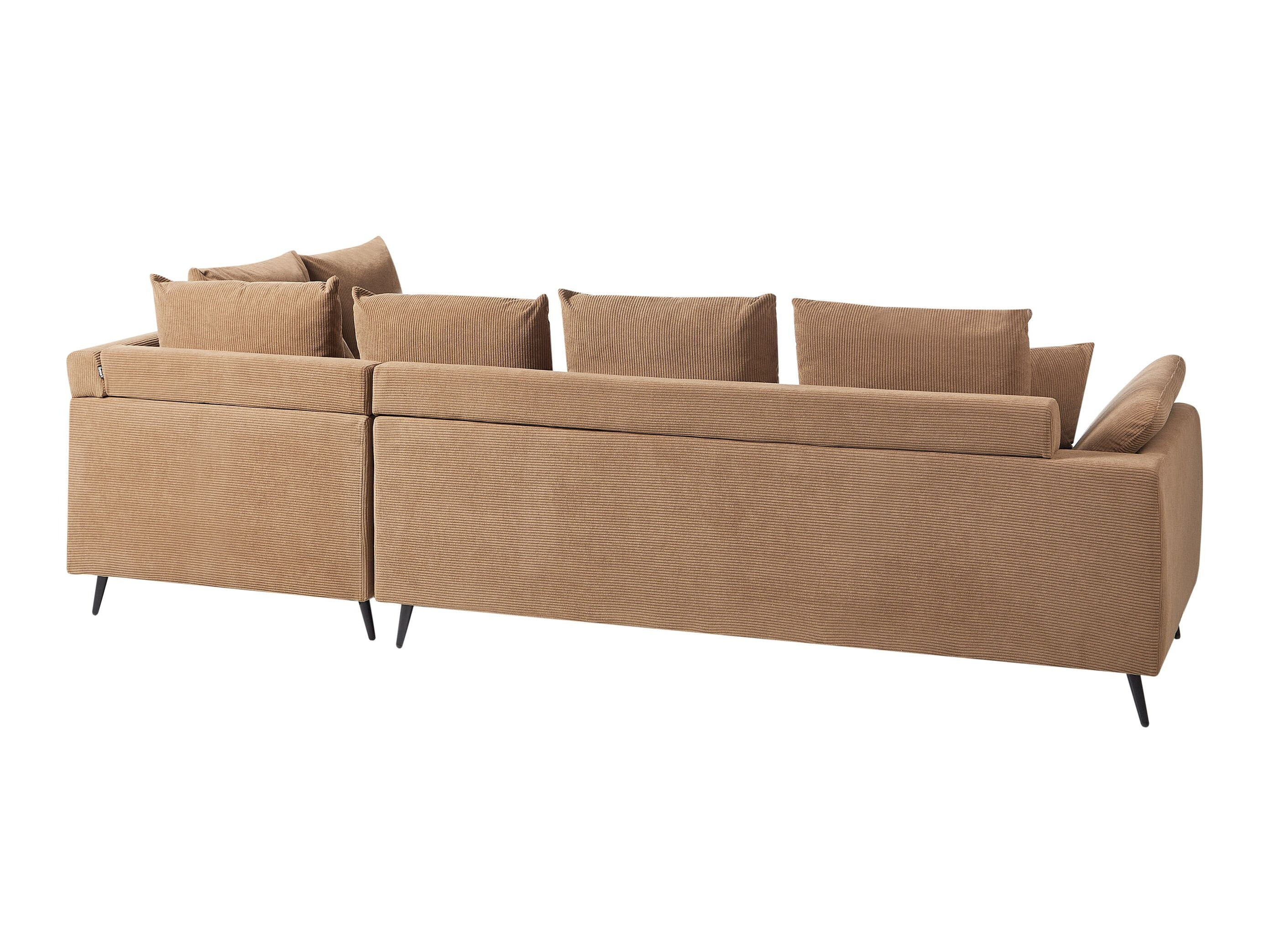 Ъглов диван Berwyn 1320 (Кафяв)