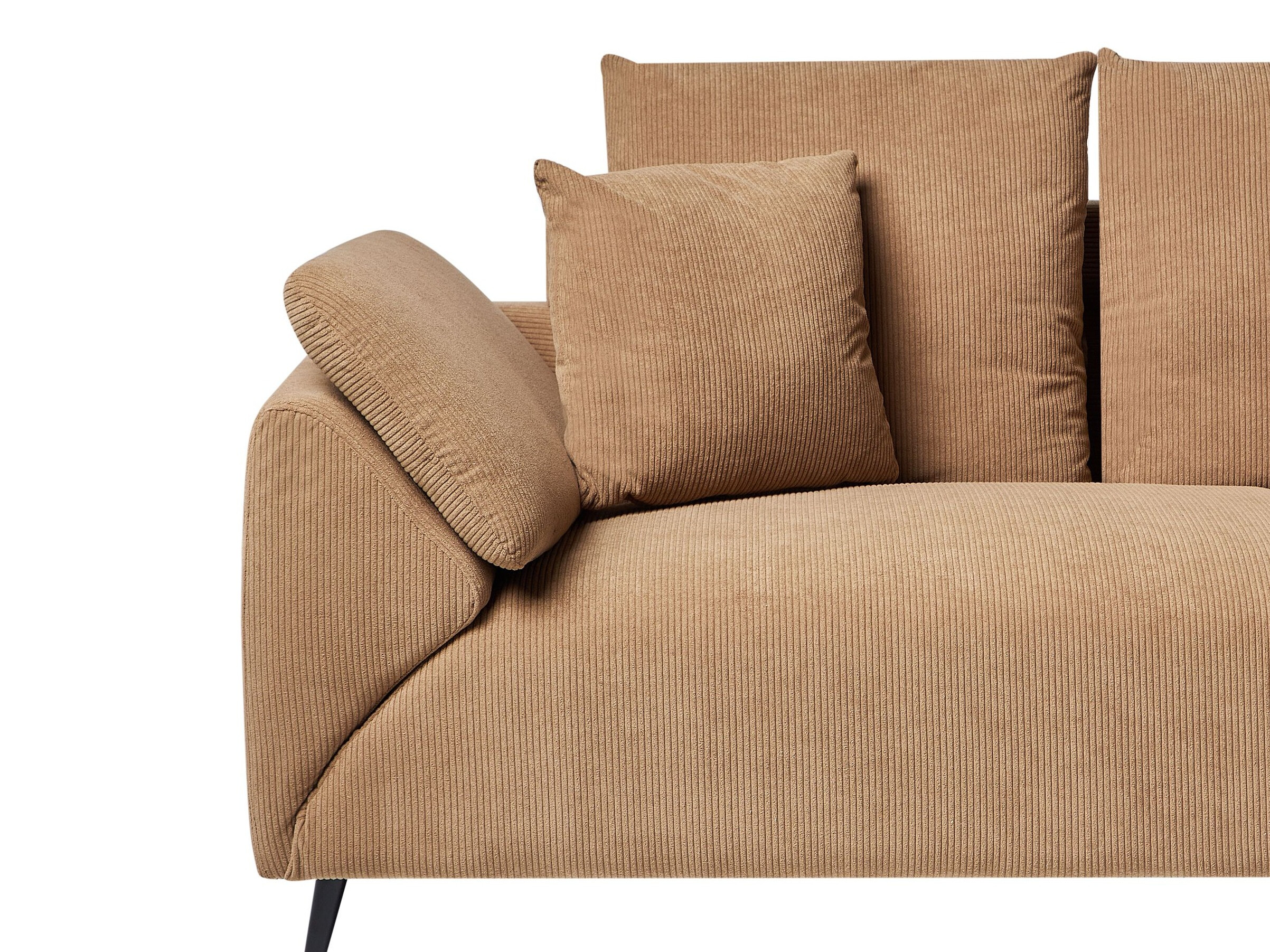 Ъглов диван Berwyn 1320 (Кафяв)