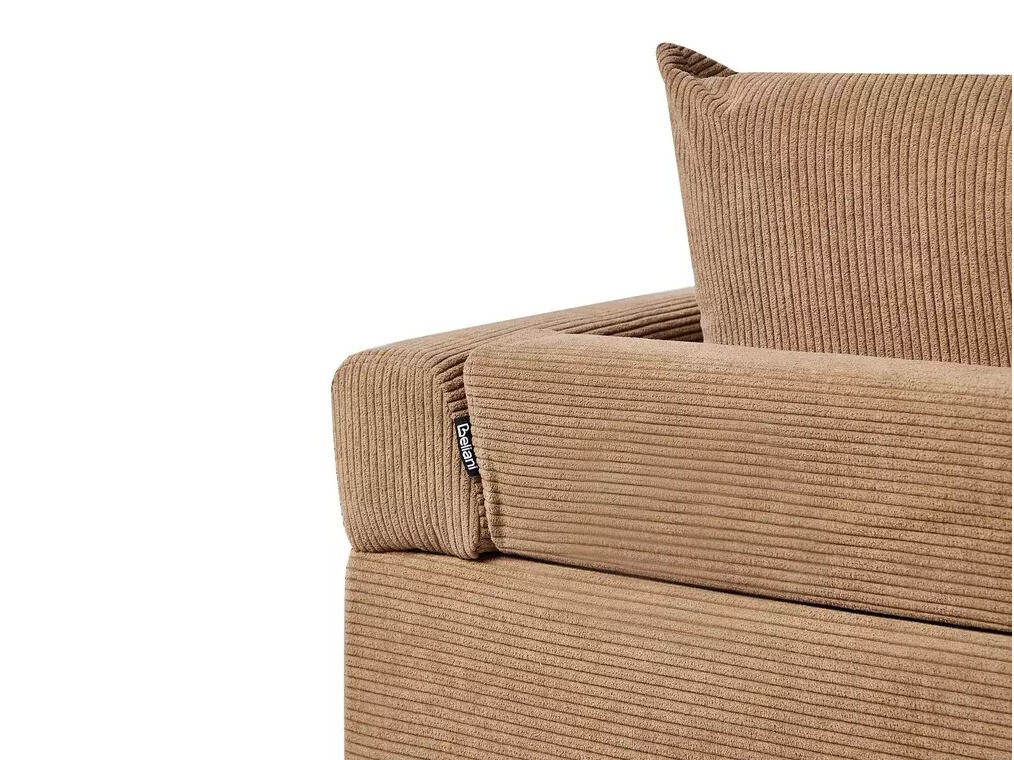 Ъглов диван Berwyn 1320 (Кафяв)