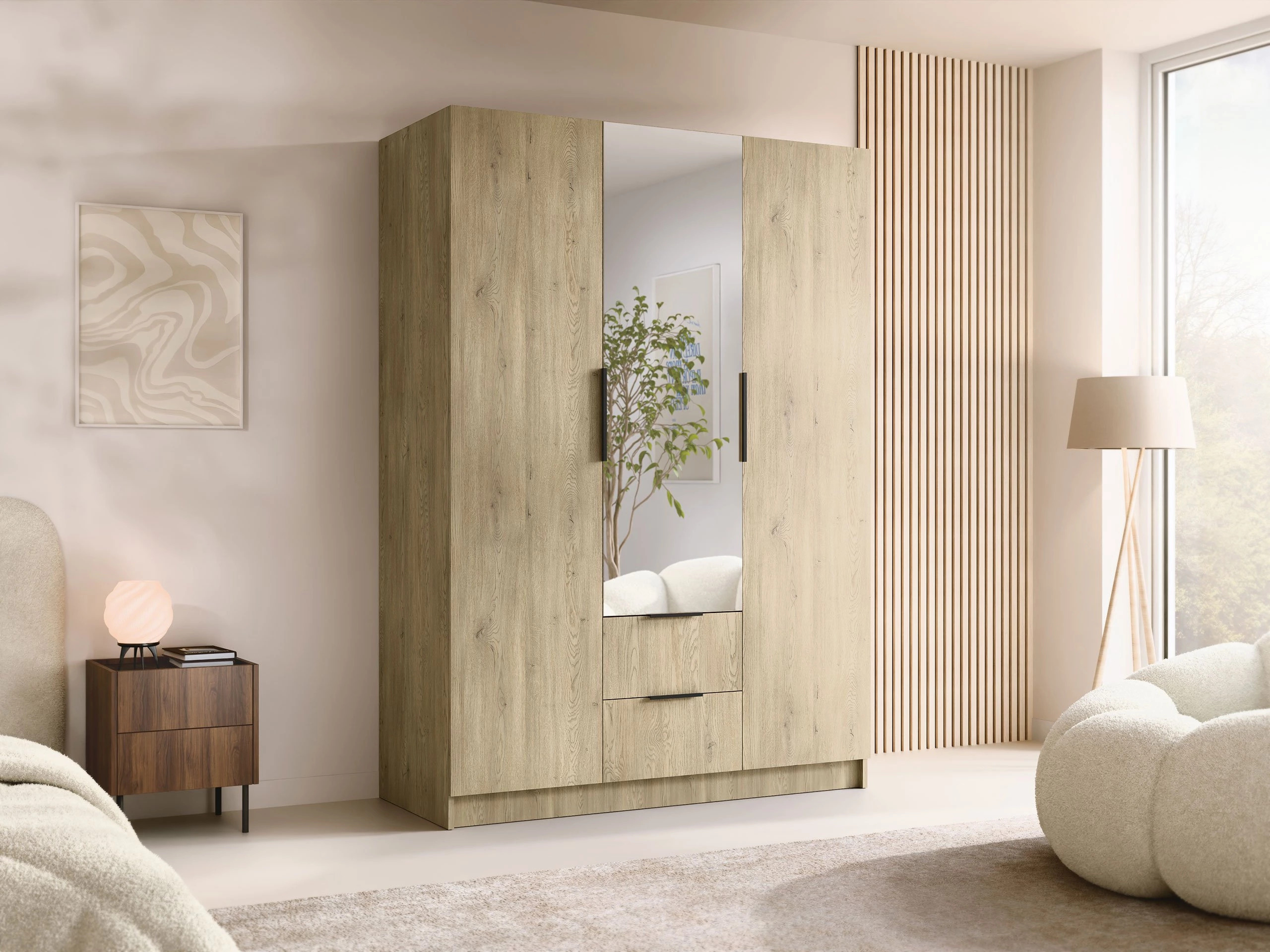 Гардероб Closico Calvron II (Дъб)