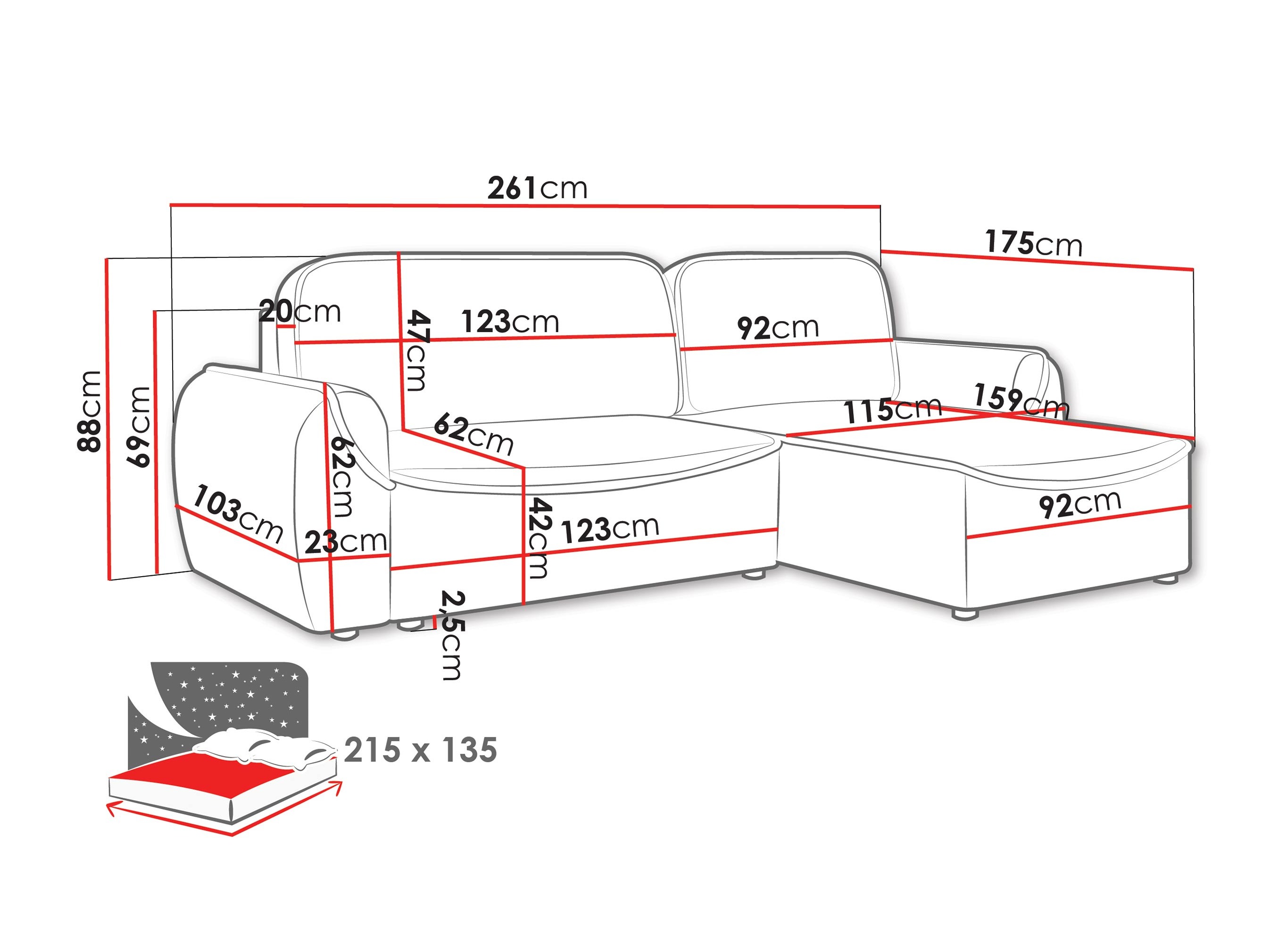 Ъглов диван Comfivo 503 (Cruz 79)