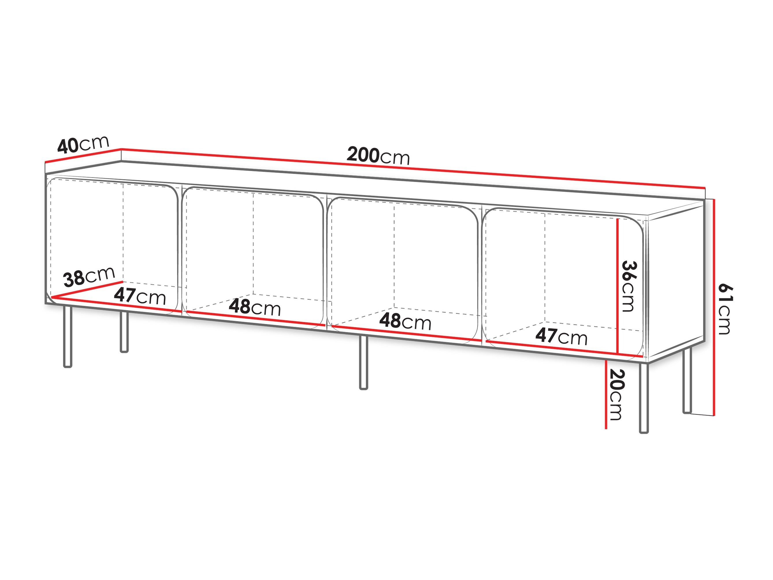 ТВ шкаф Fentore 101 (Кашмир)