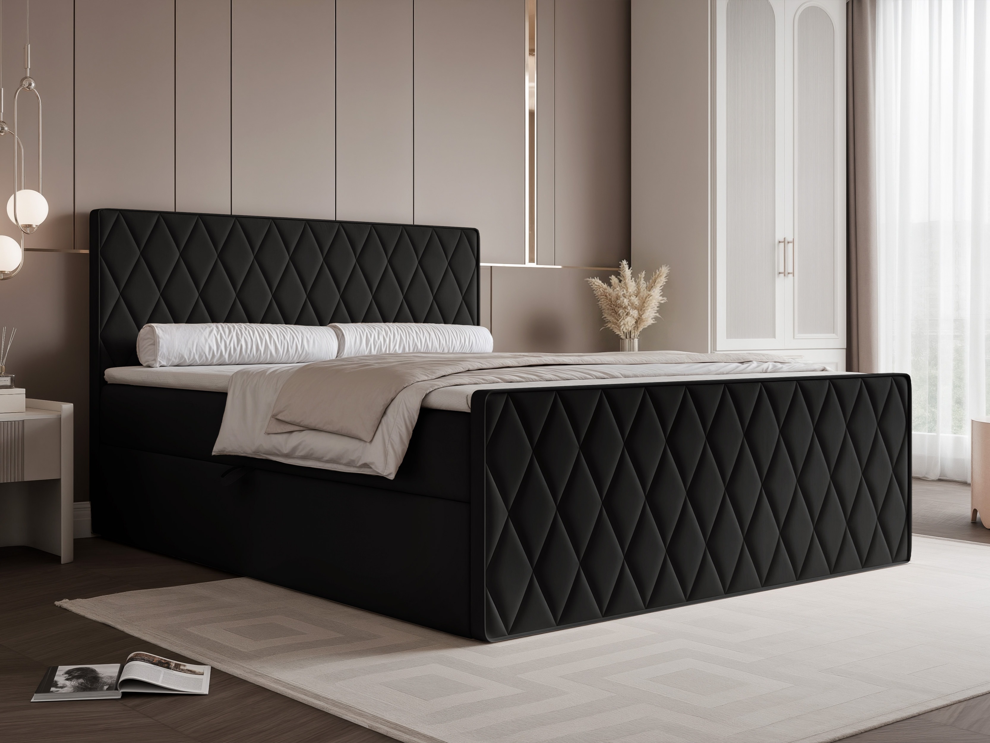 Континентално легло Martinez 129 (Magic Velvet 2219)