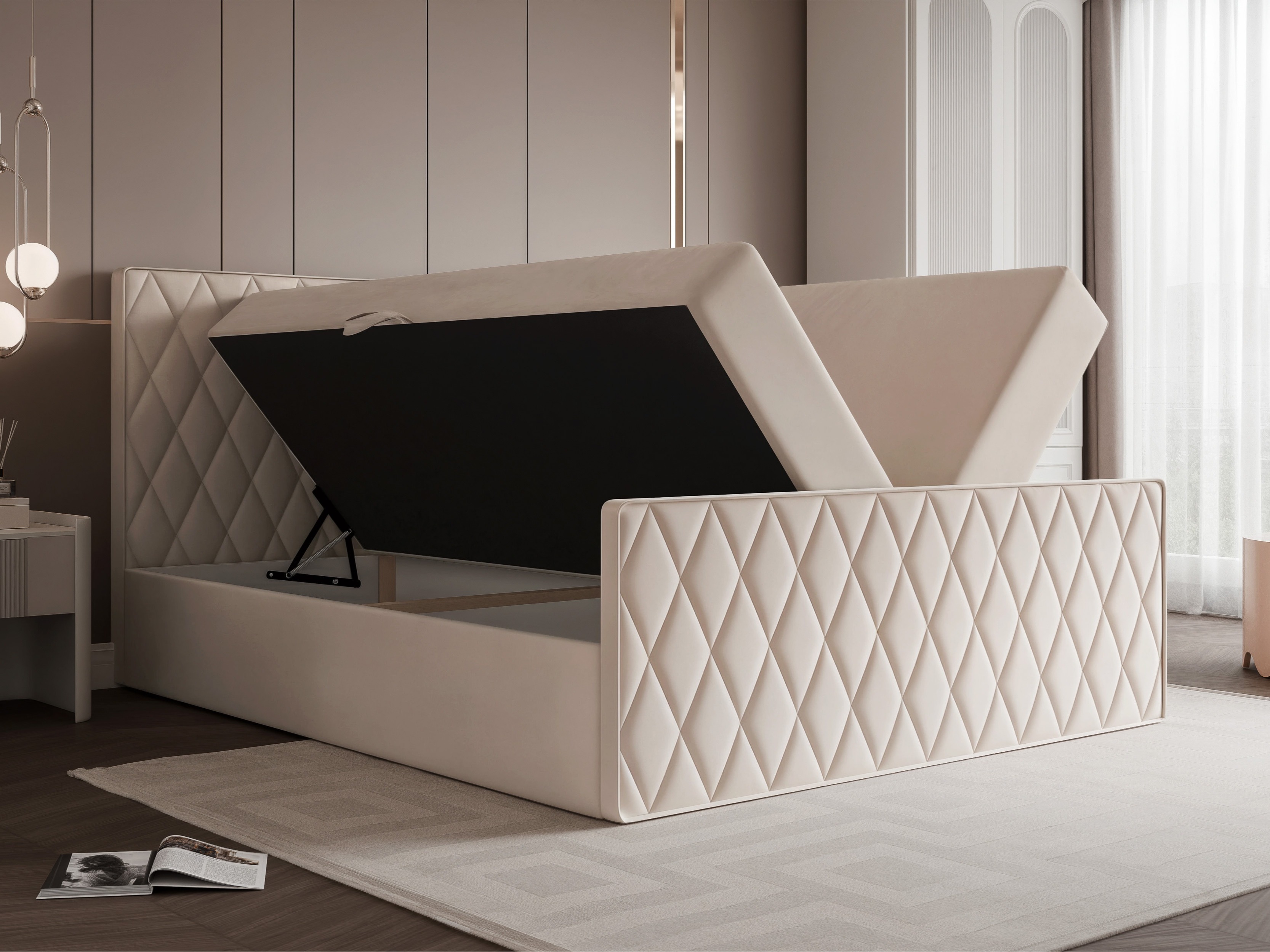 Континентално легло Martinez 129 (Magic Velvet 2256)