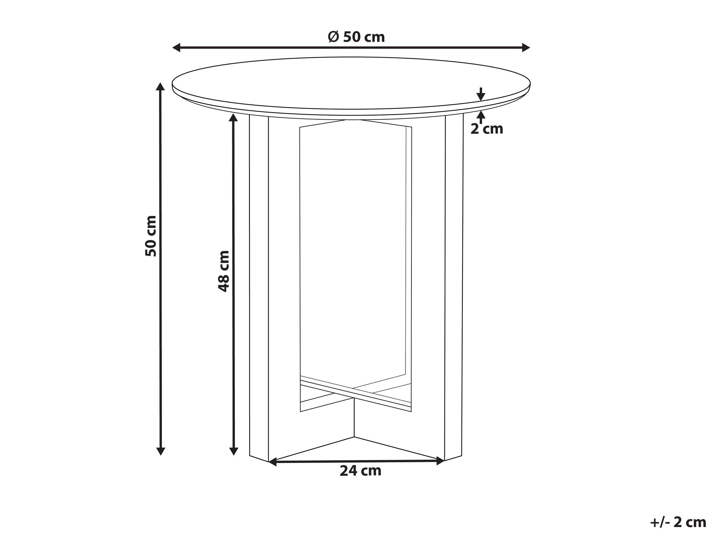 Помощна масичка Berwyn 3181