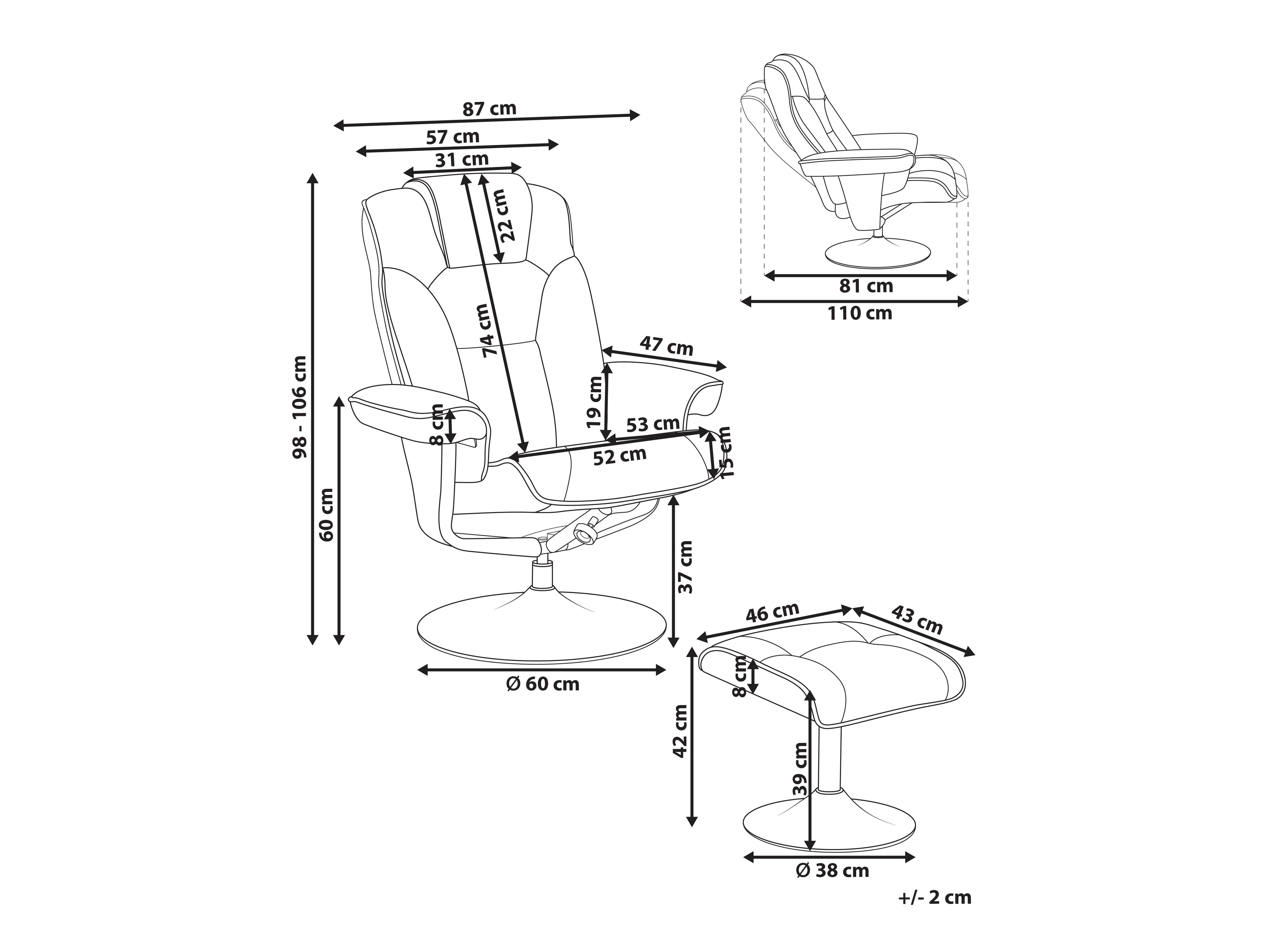 Реклайнер Berwyn 3199