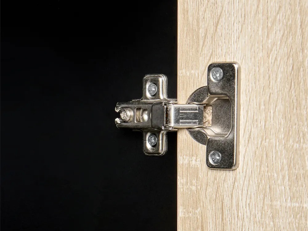 Етажерка Catferu 106 (Черен + Светлокафяво)